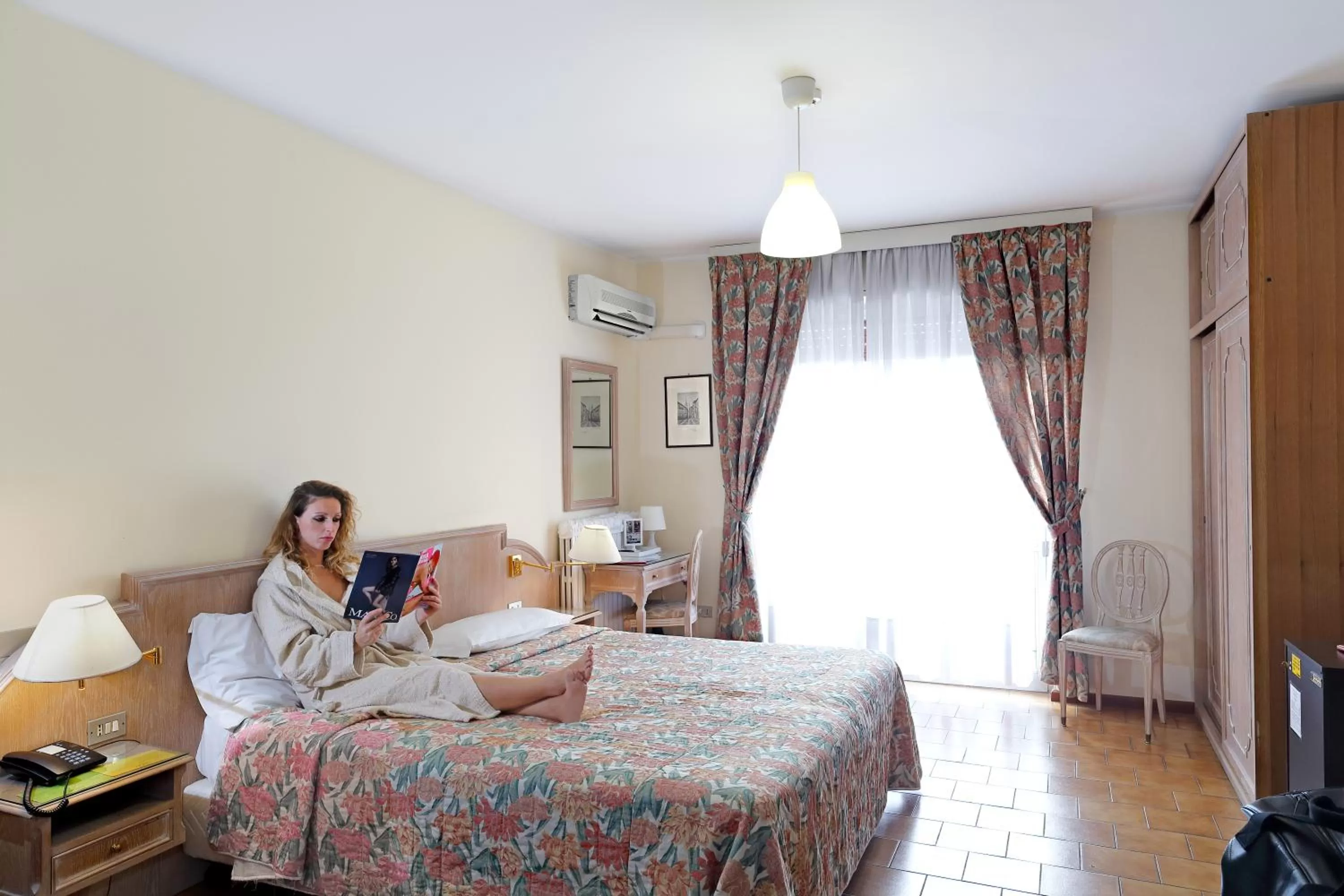 Bedroom, Bed in Hotel Residence Sogno