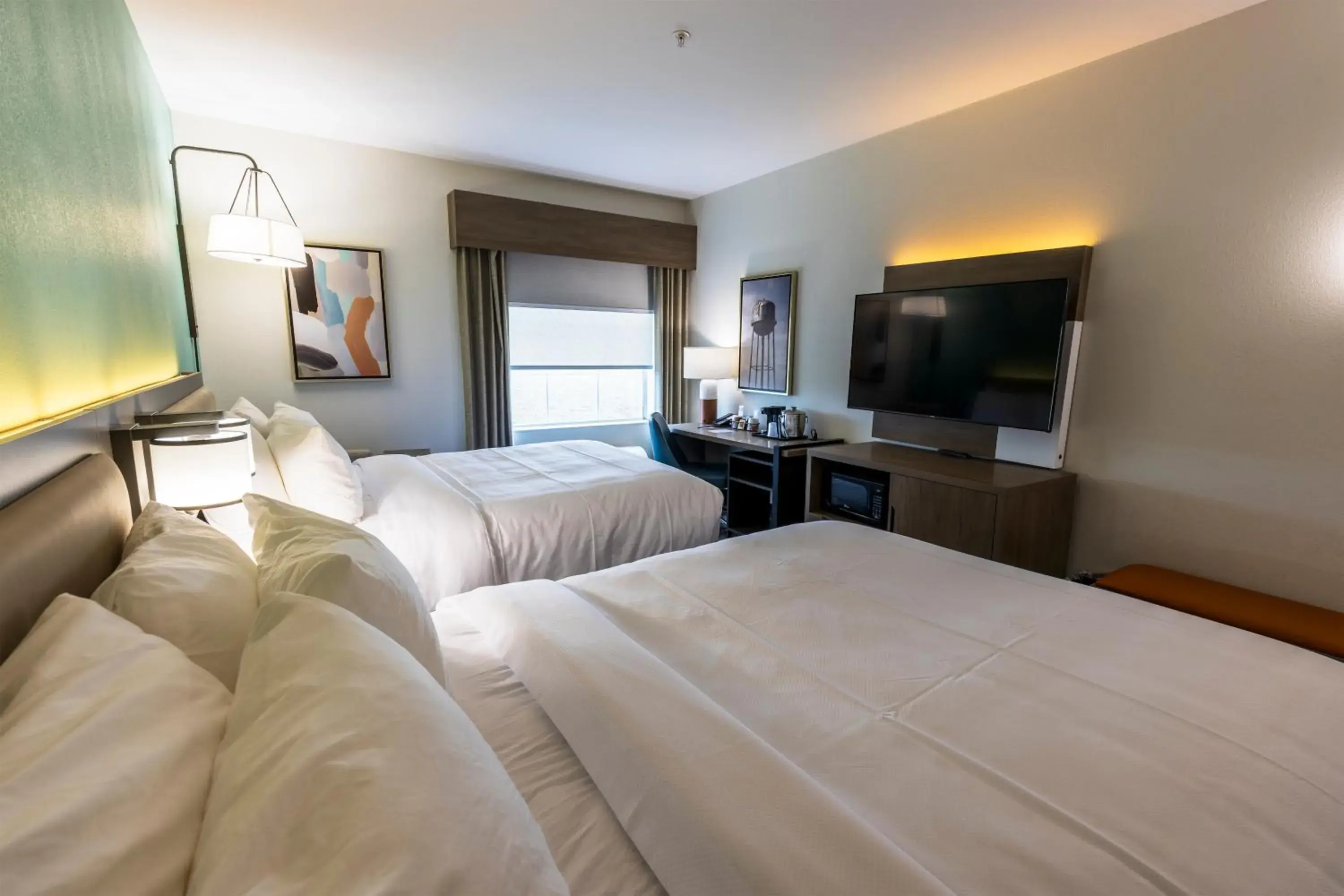 Two Queen Beds and Roll-In Shower - Disability Access in La Quinta by Wyndham New Iberia Two Queen Beds and Roll-In Shower - Disability Access in La Quinta by Wyndham New Iberia