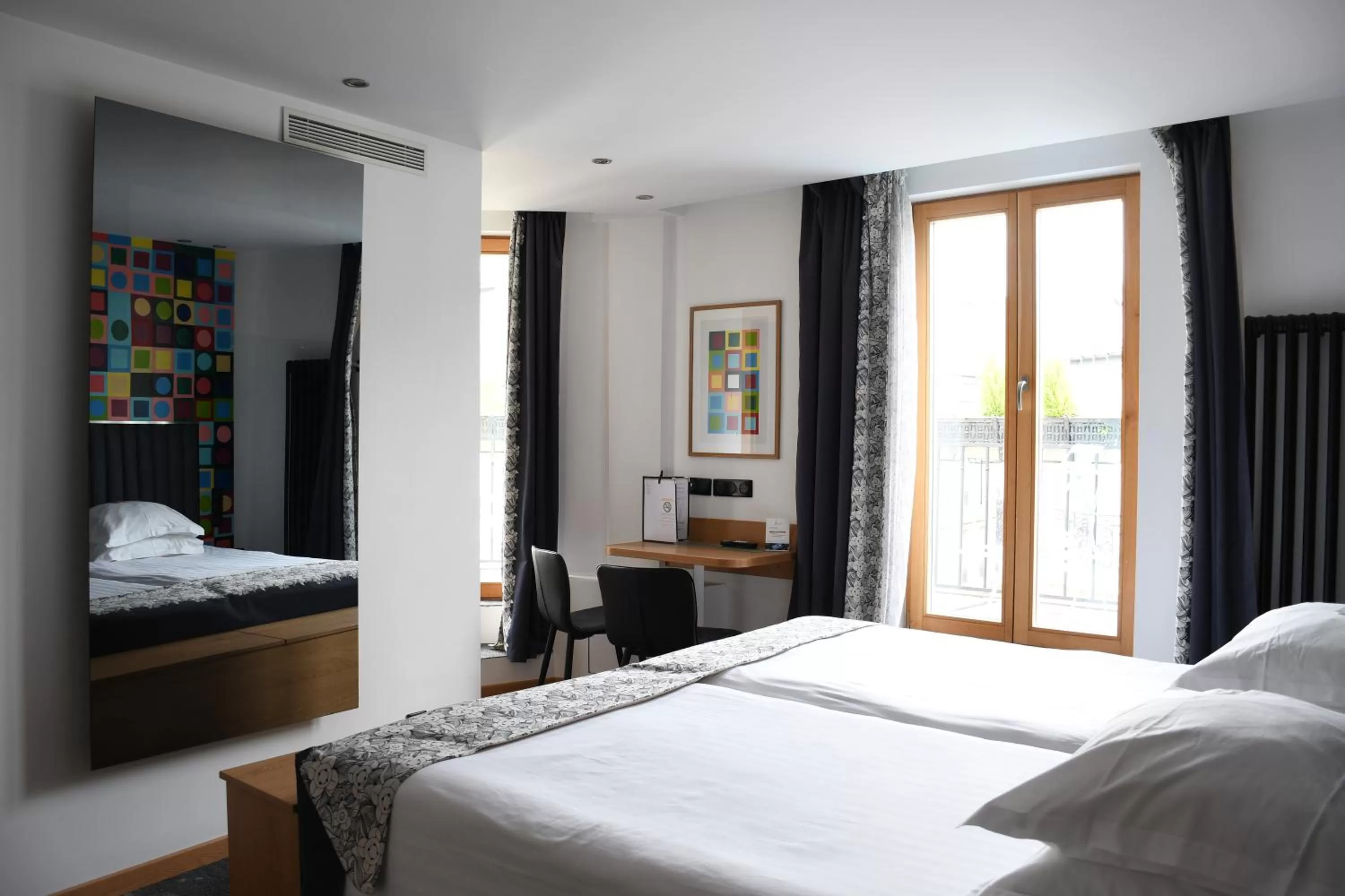 Decorative detail, Bed in Hotel Aida Opera