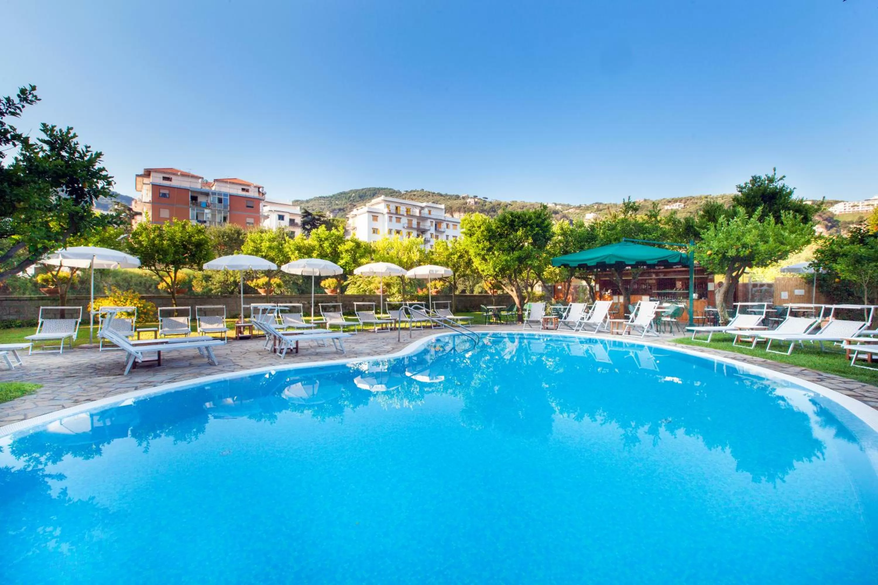 Pool view in Hotel Antiche Mura