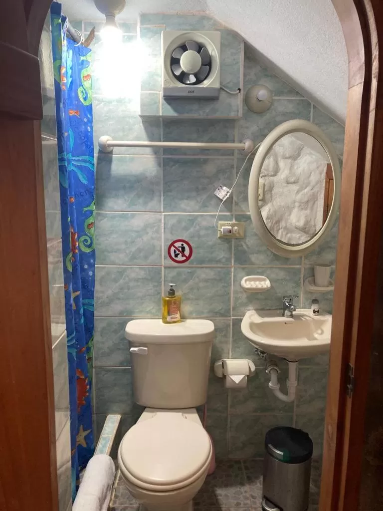Bathroom in La Fortaleza De Haro