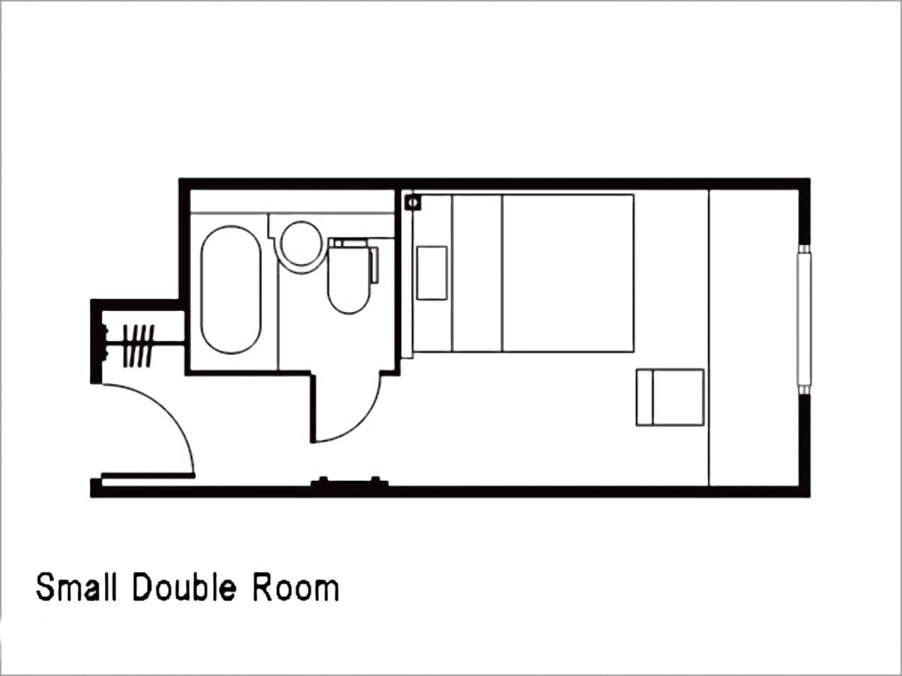 Photo of the whole room in Daiwa Roynet Hotel Hiroshima