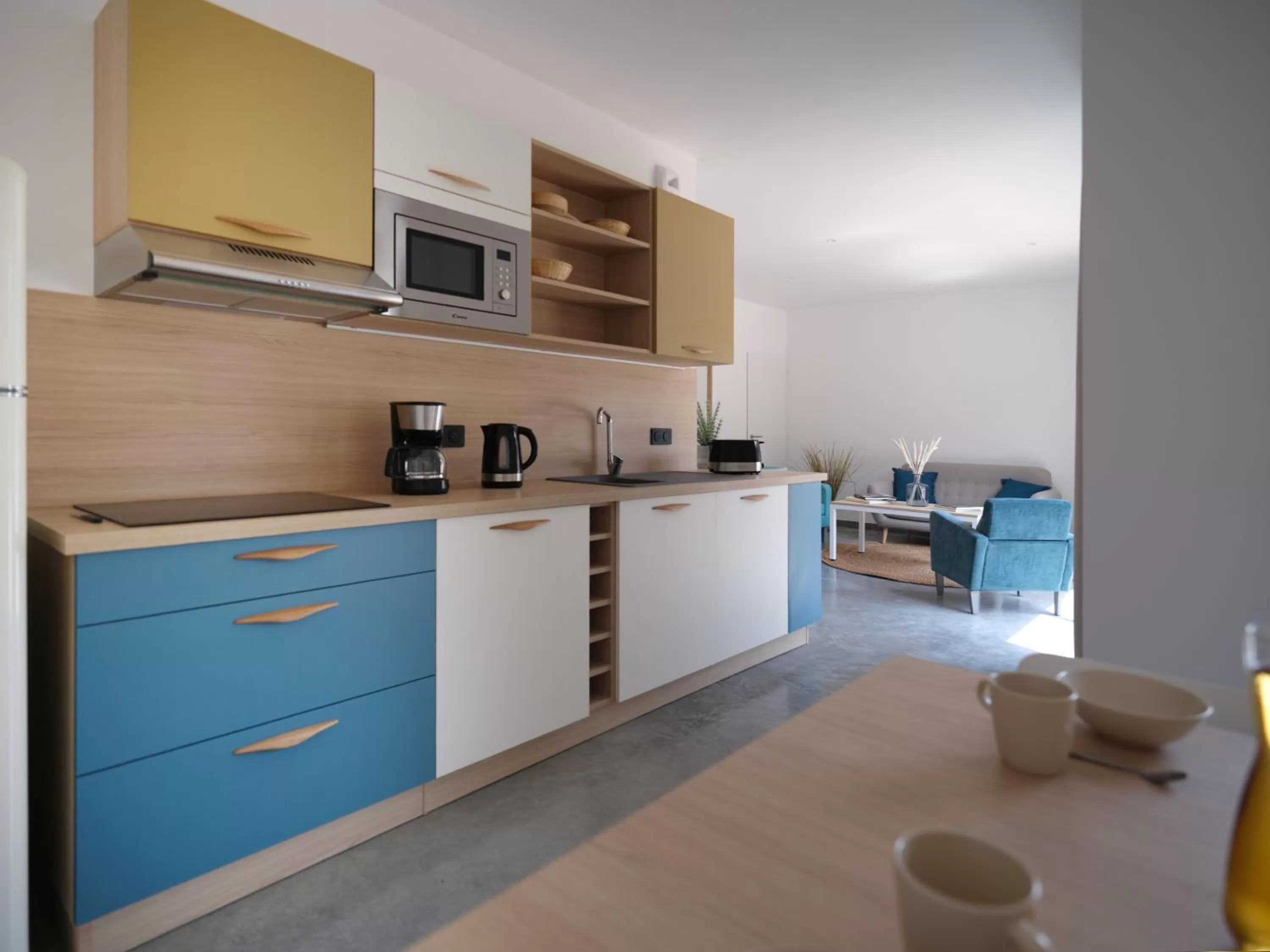 Kitchen or kitchenette in Côté Océan Resort