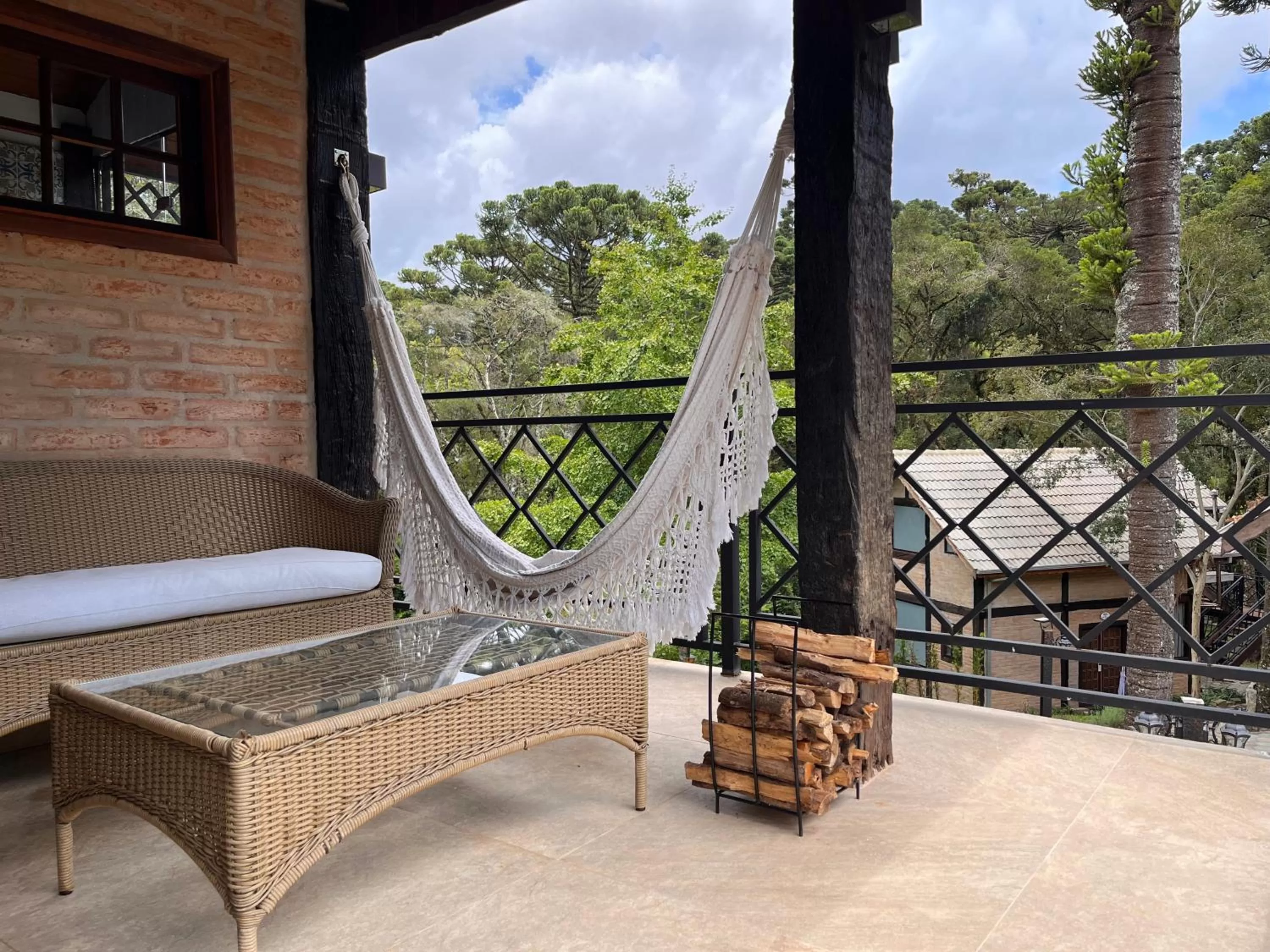 Balcony/Terrace, Seating Area in Pousada Dona Bendita