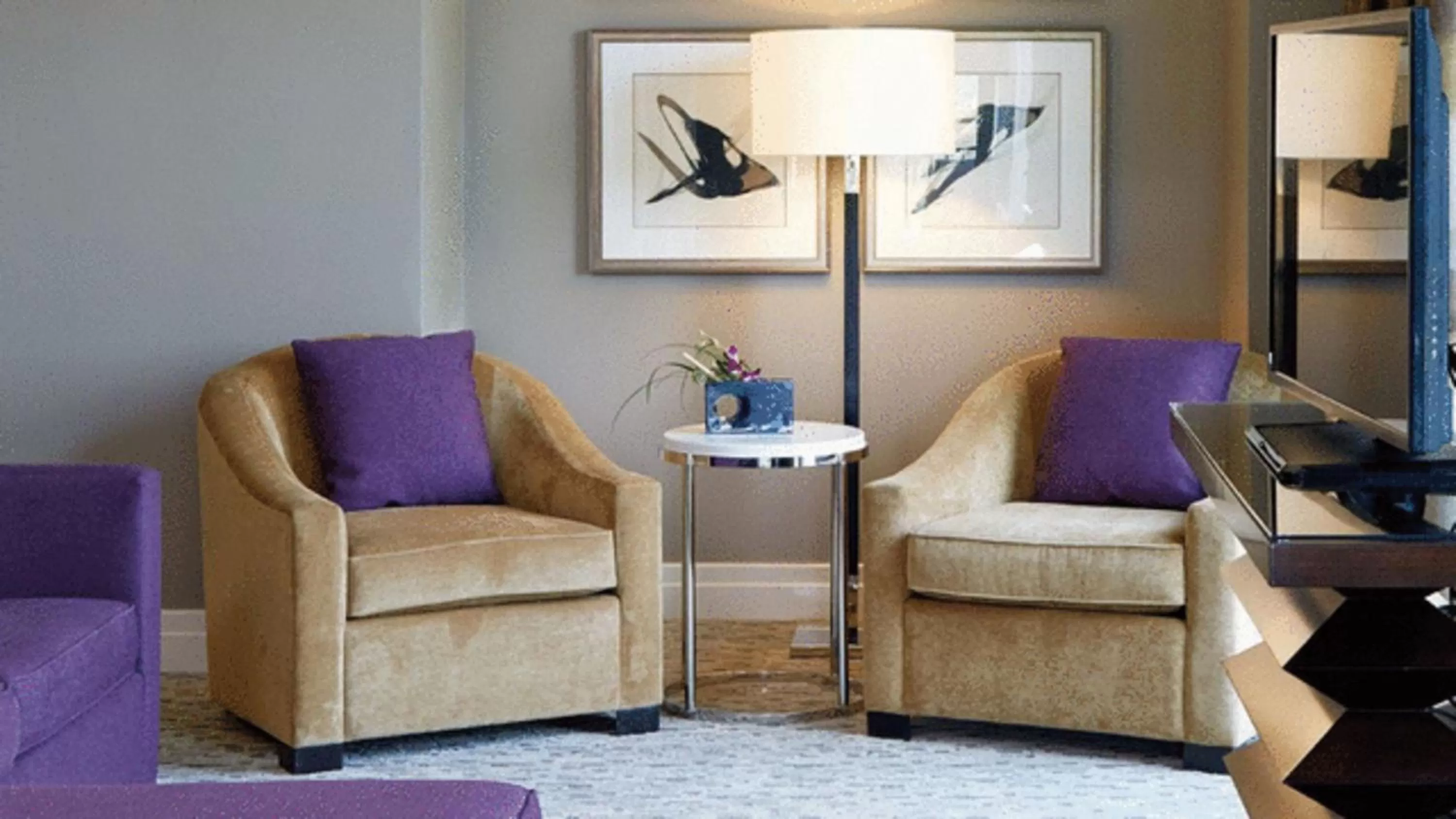 Seating area in Hyatt Regency Atlanta Perimeter at Villa Christina