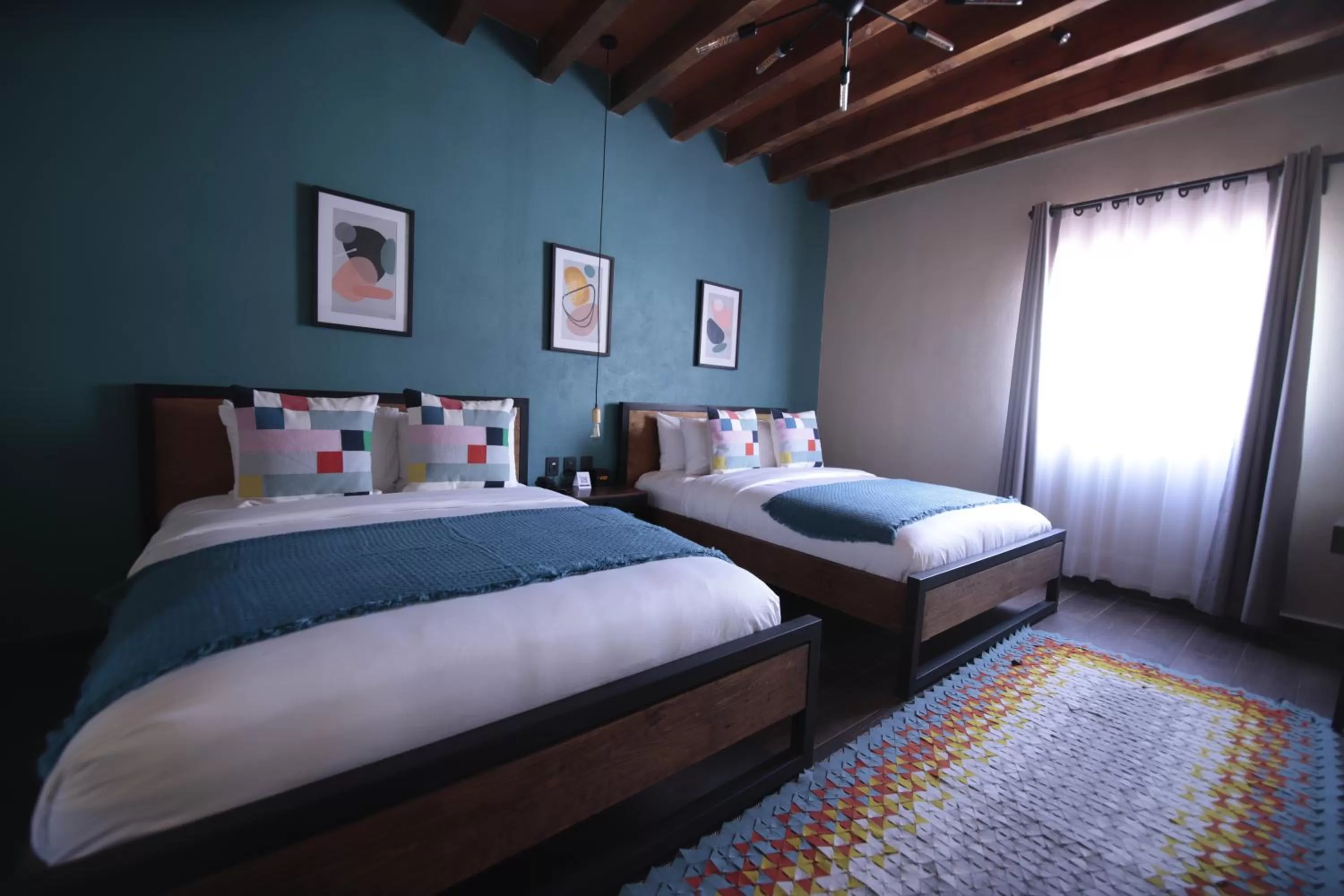 Bedroom, Bed in Antigua Trece Hotel Fusión & SPA