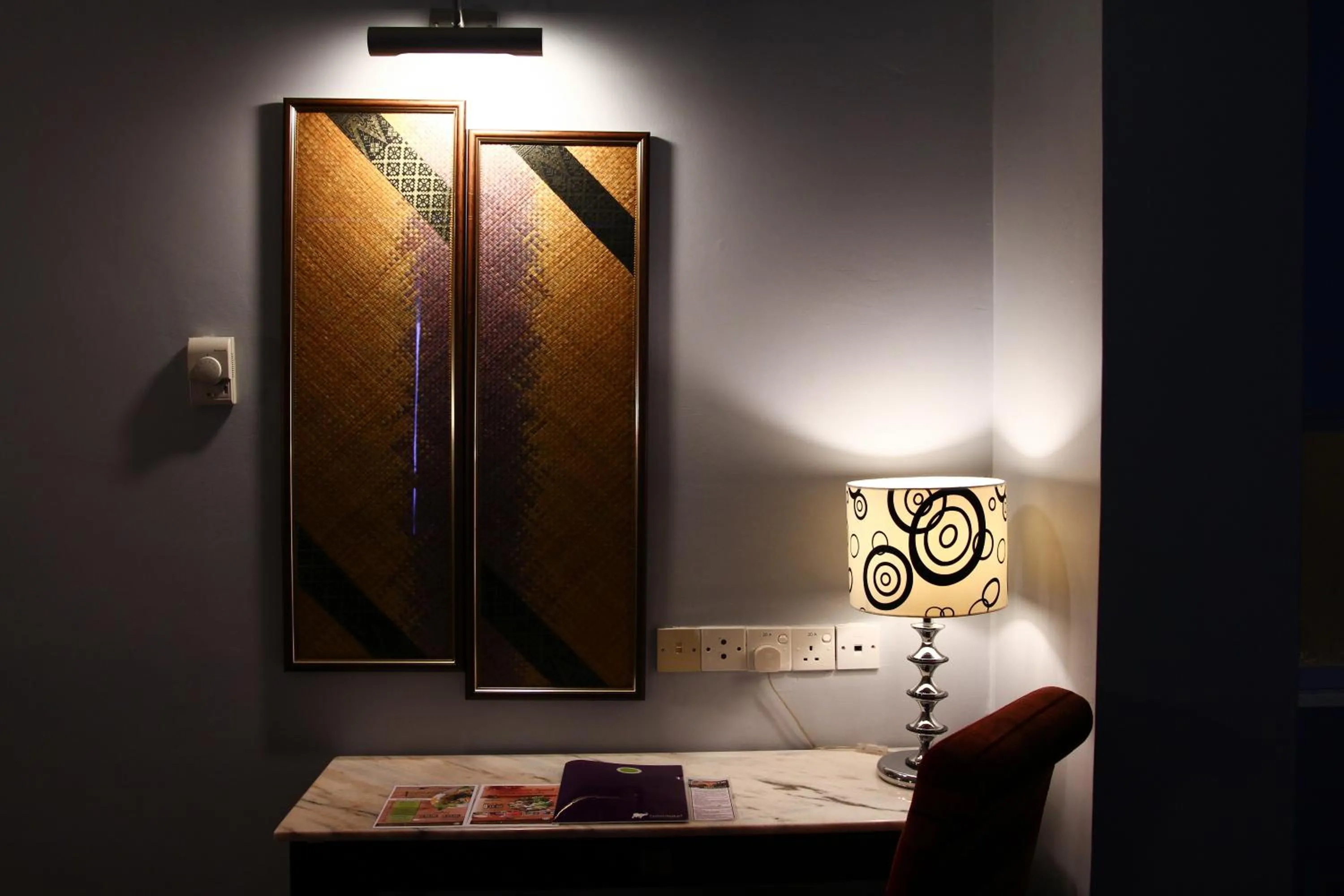 Seating area in Hotel Maluri