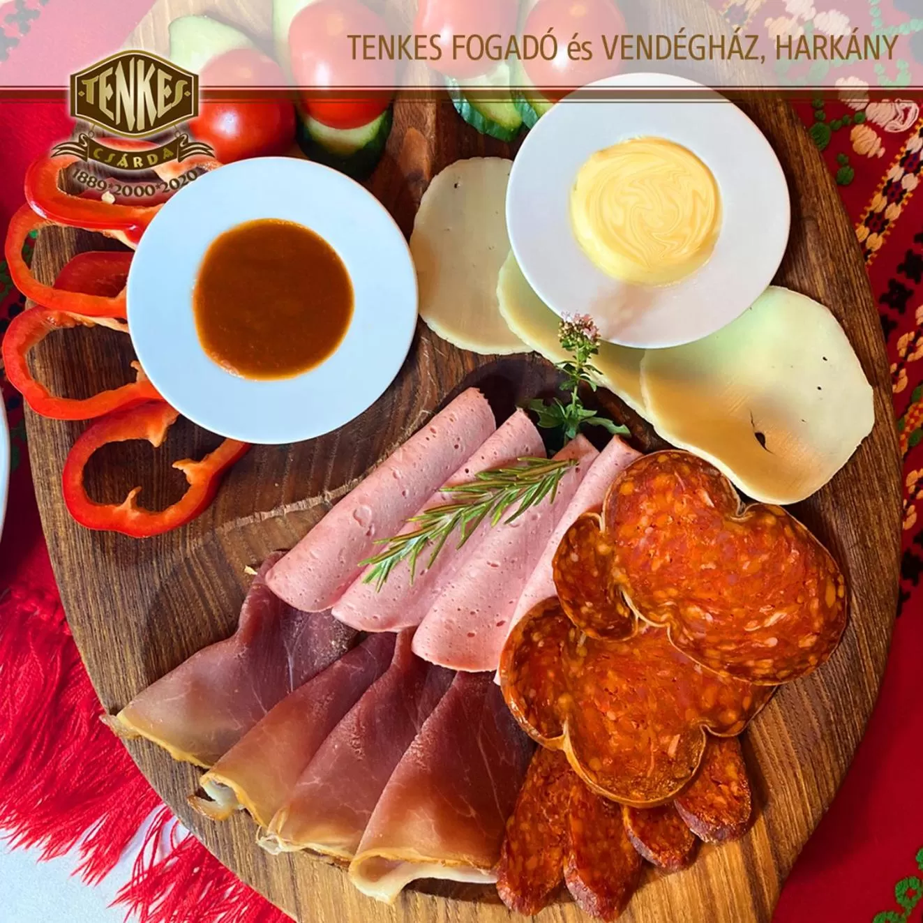 Breakfast, Food in Tenkes Fogadó és Vendégház Harkány