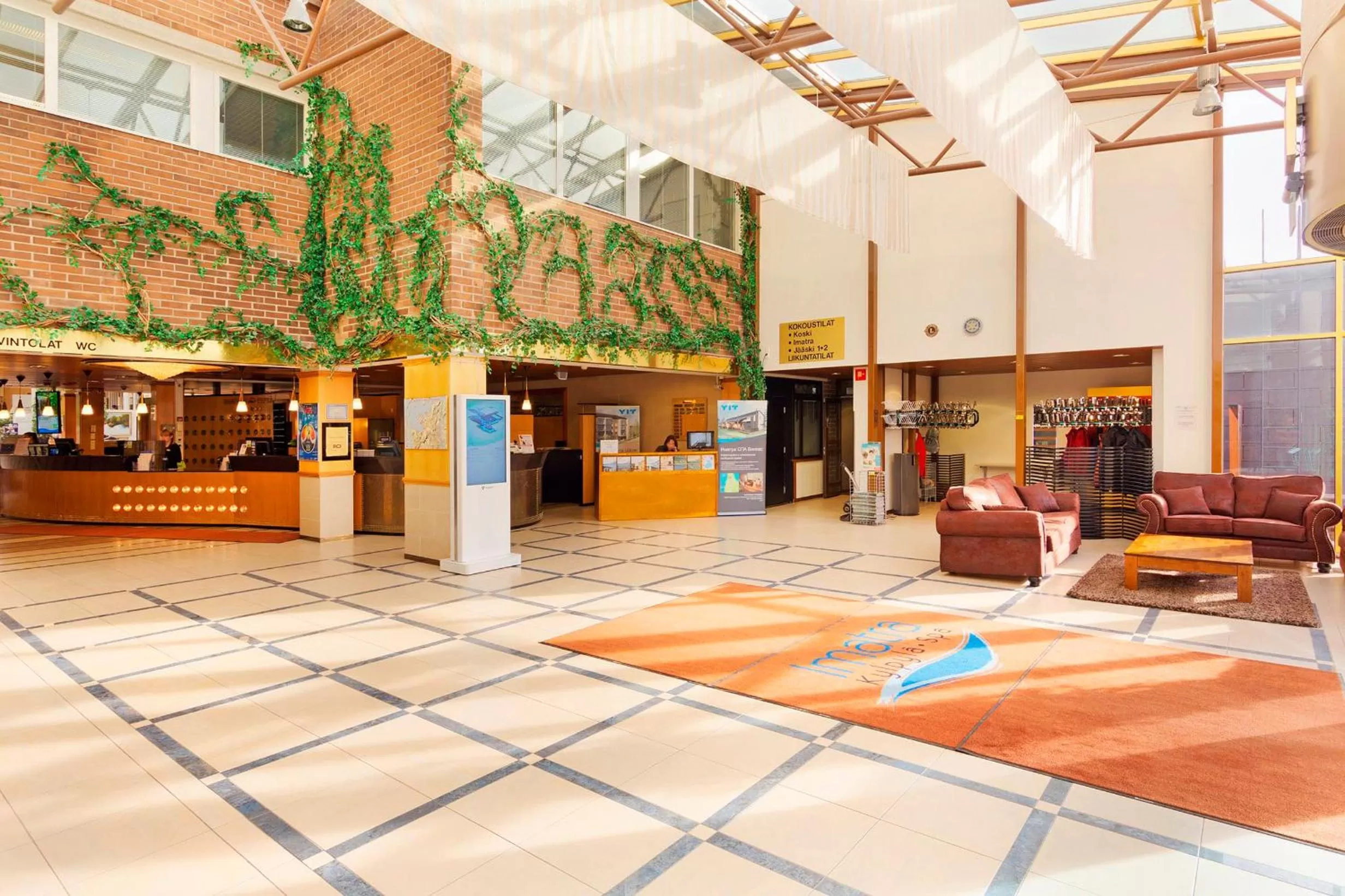 Lobby or reception in Finlandia Hotel Imatran Kylpylä Spa