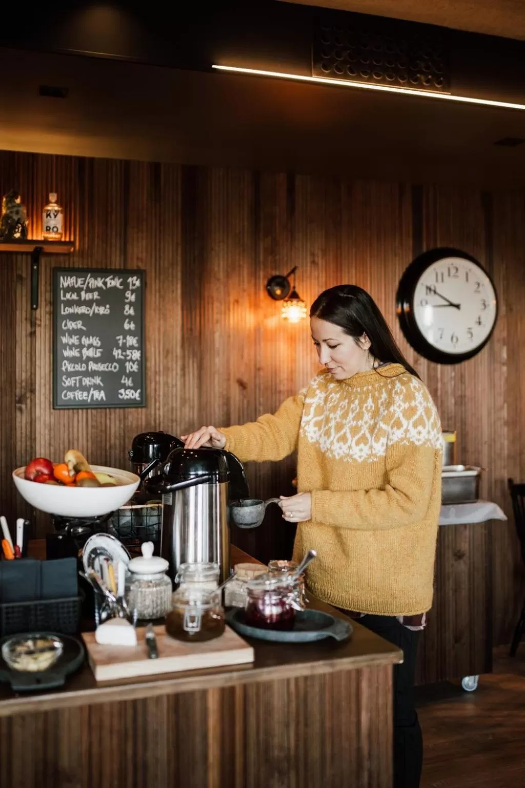 Breakfast in Haltia Lake Lodge nature boutique hotel & glamping