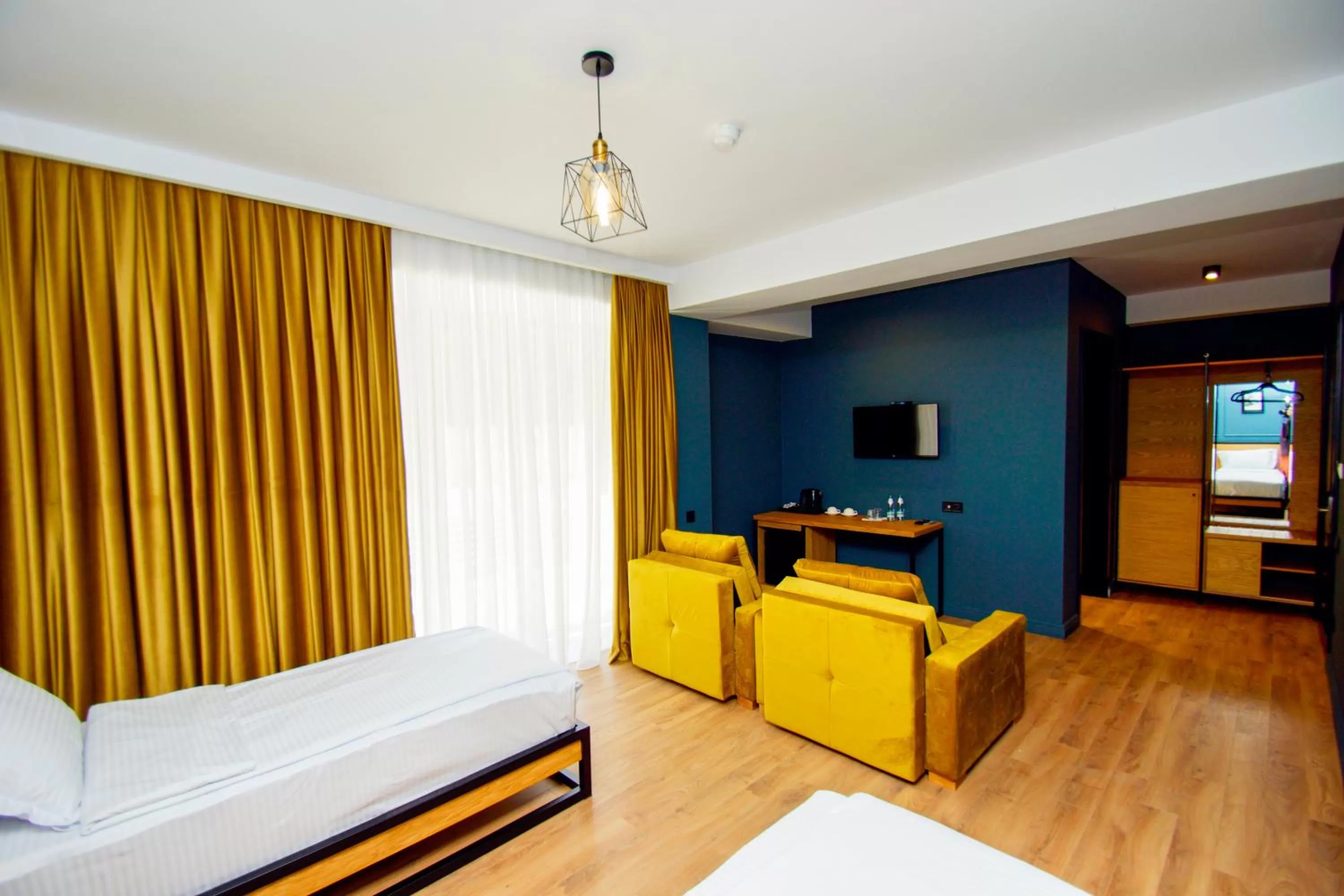 Living room in Borjomi Bridge Hotel