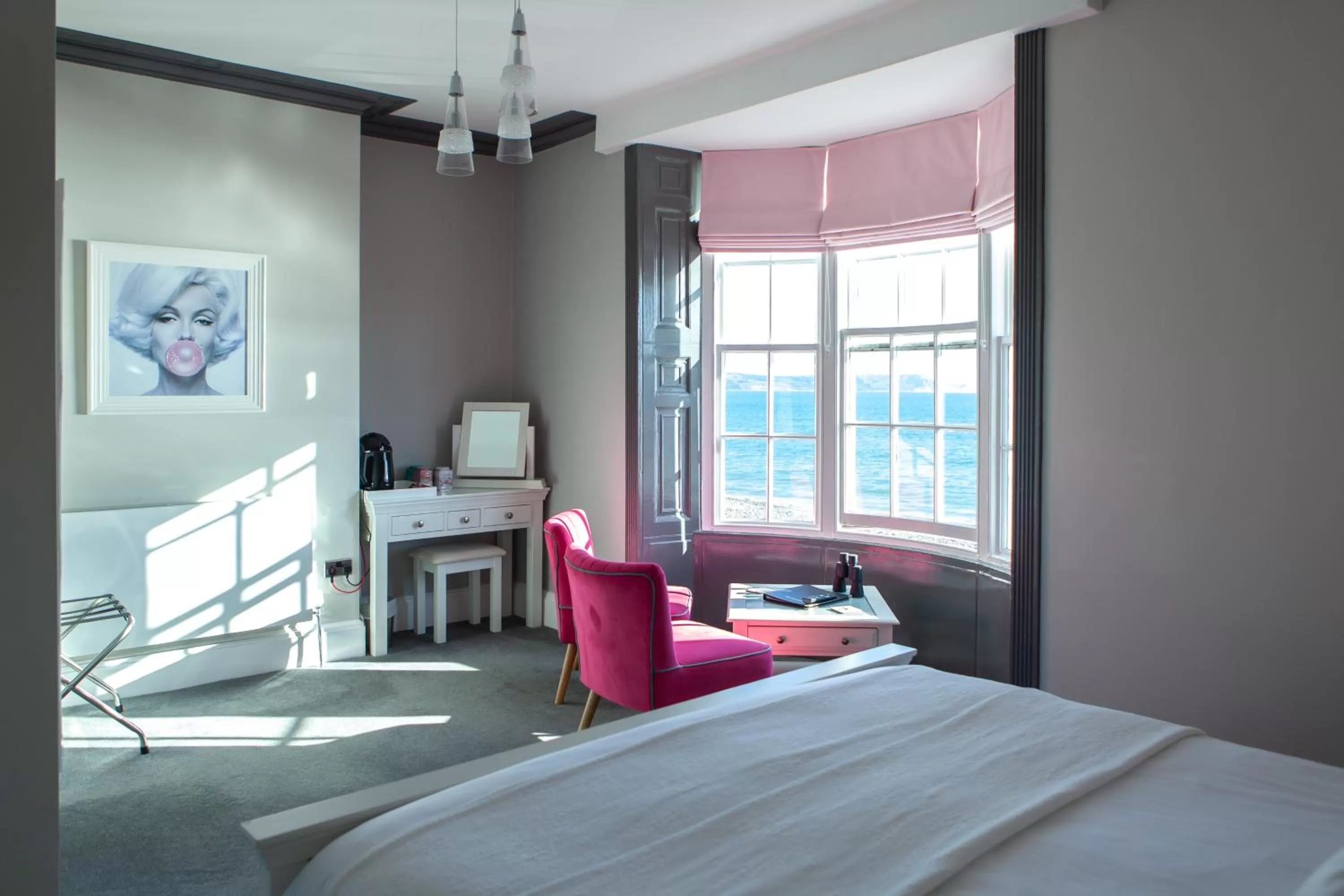 Bedroom, Bed in The View on the terrace