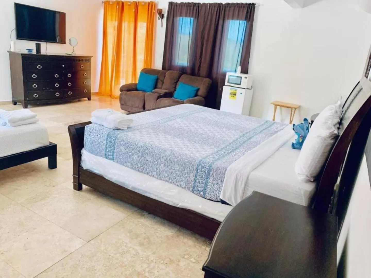 Bed in Manati World Point Inn