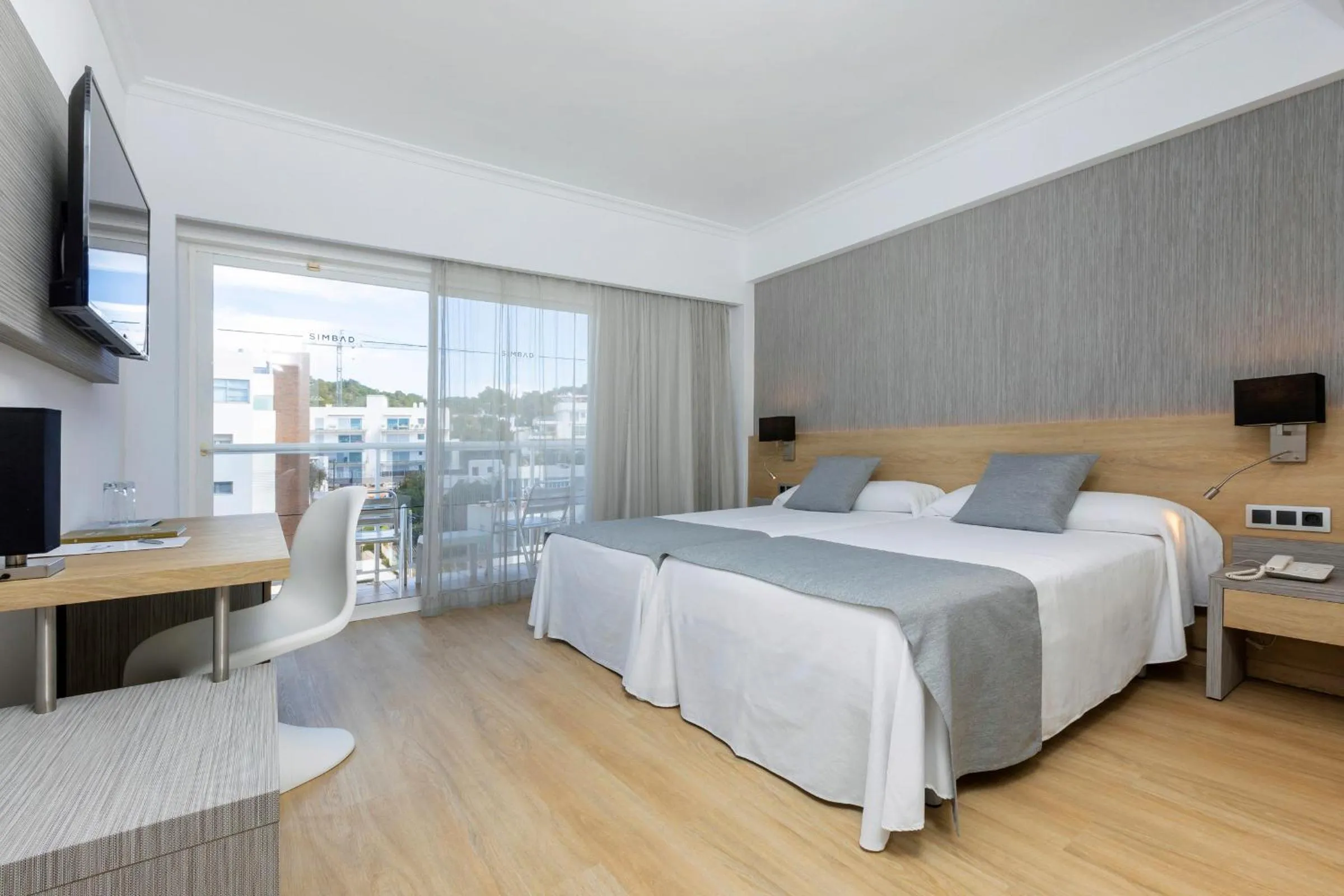 Bed in Hotel Simbad Ibiza