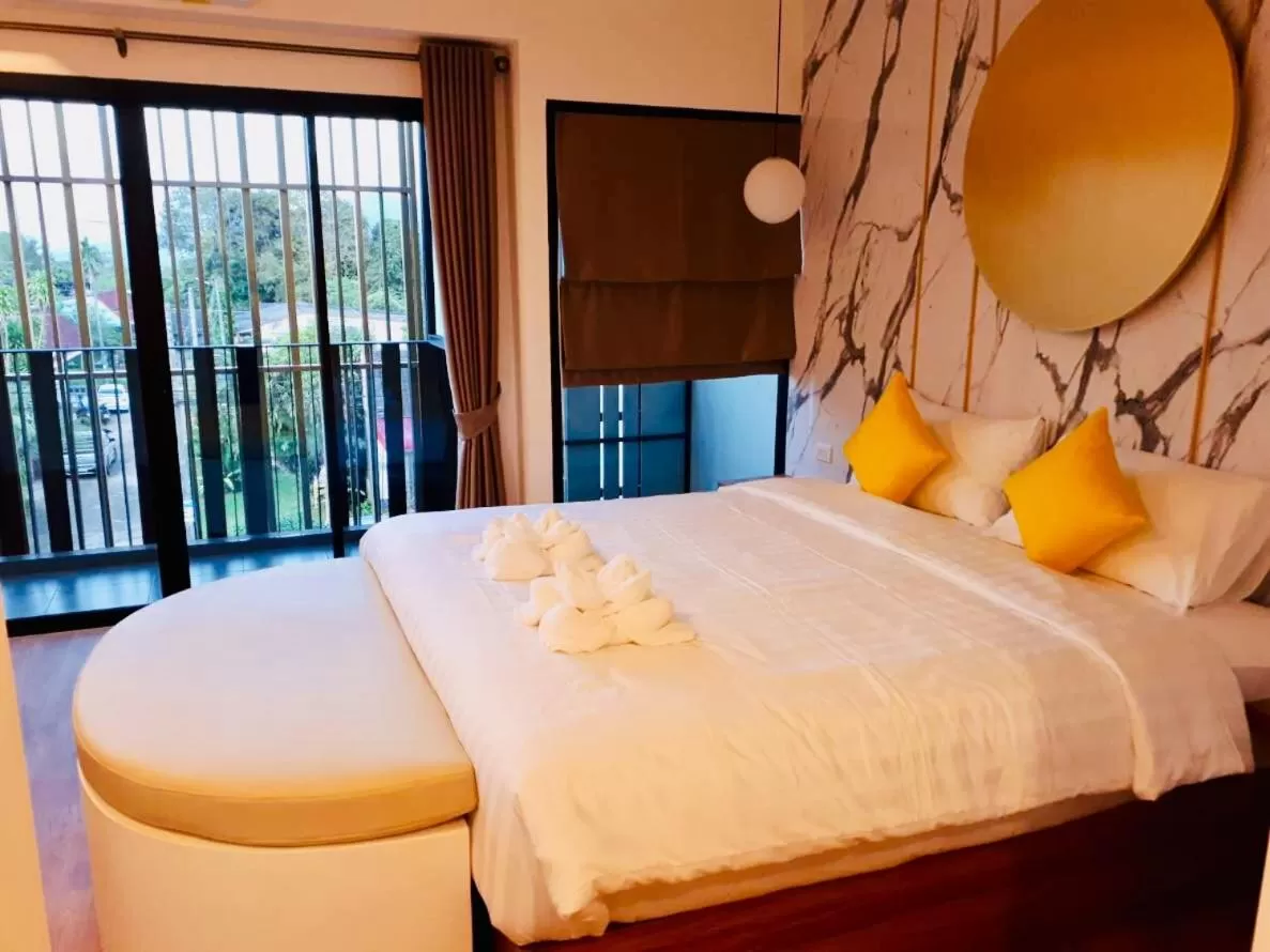 Photo of the whole room, Bed in La La Moon Krabi Poshtel'n' Pool