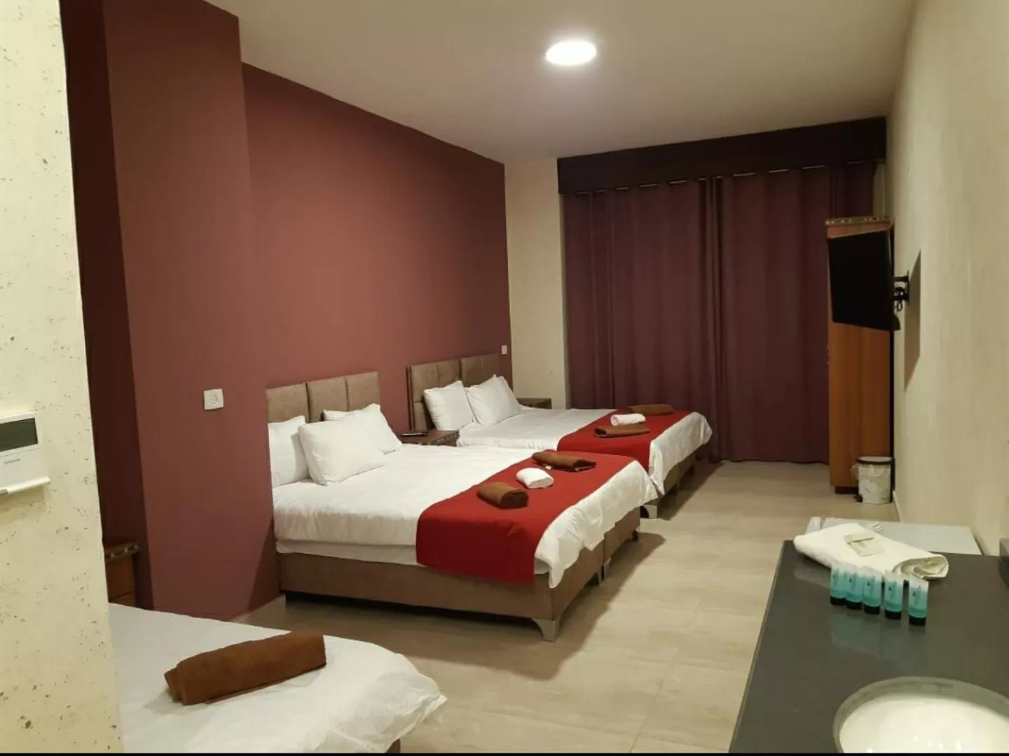 Bed in Dolphin Suites