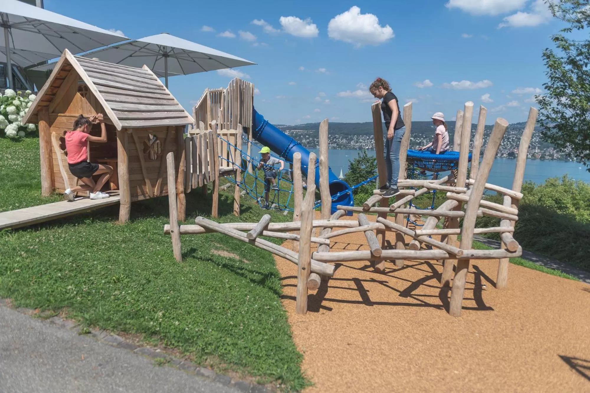 Children play ground in Hotel Belvoir Lake View & Spa