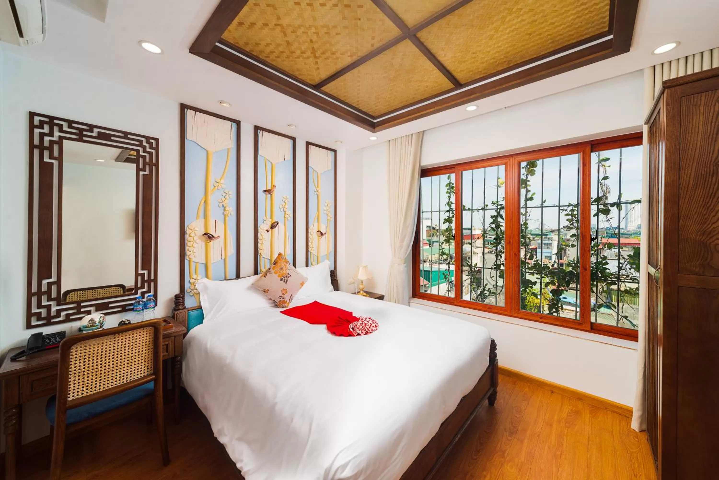 Bed in Veshia Hotel & Spa