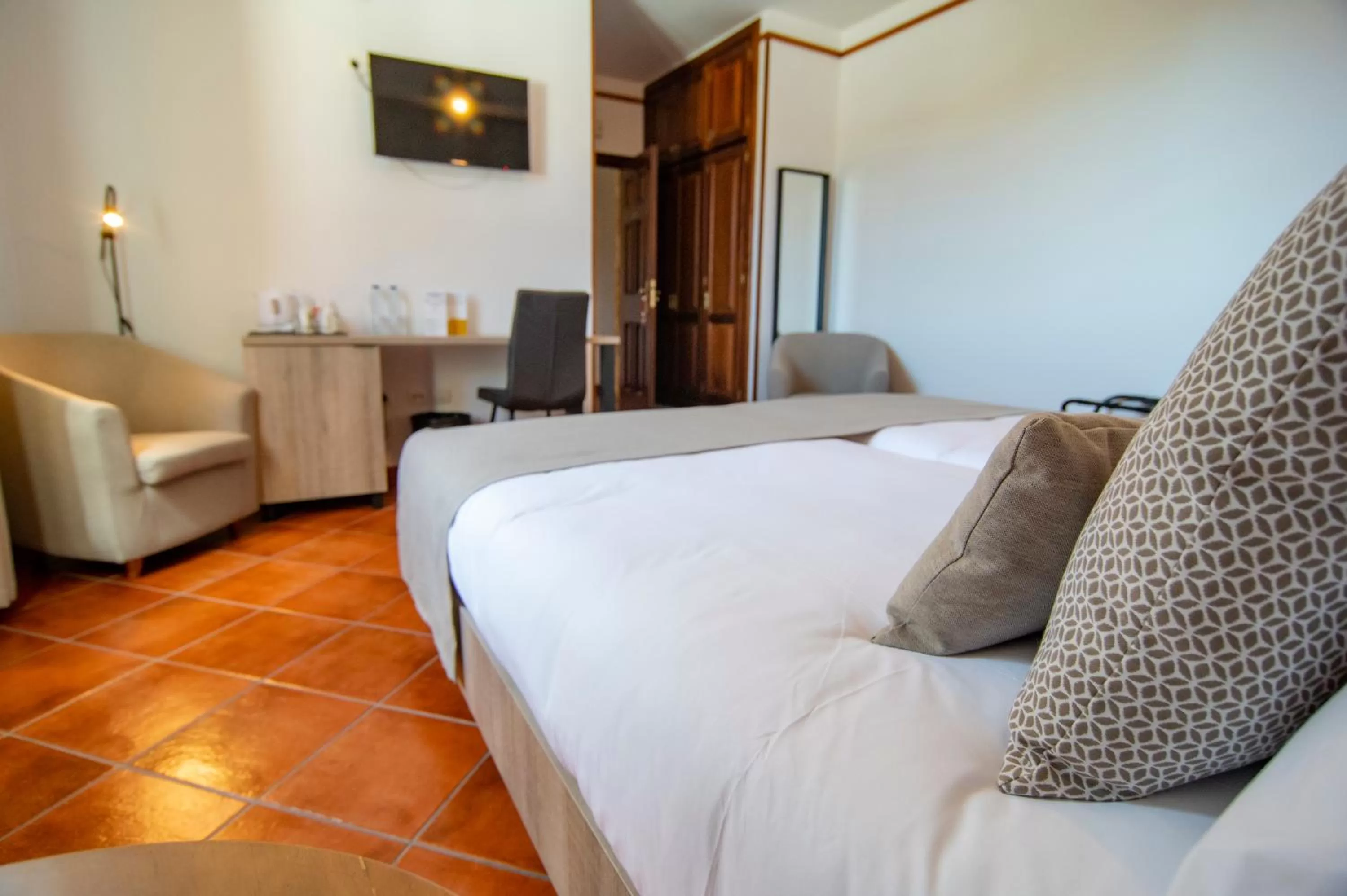 Bed in Hotel El Tejar & Spa