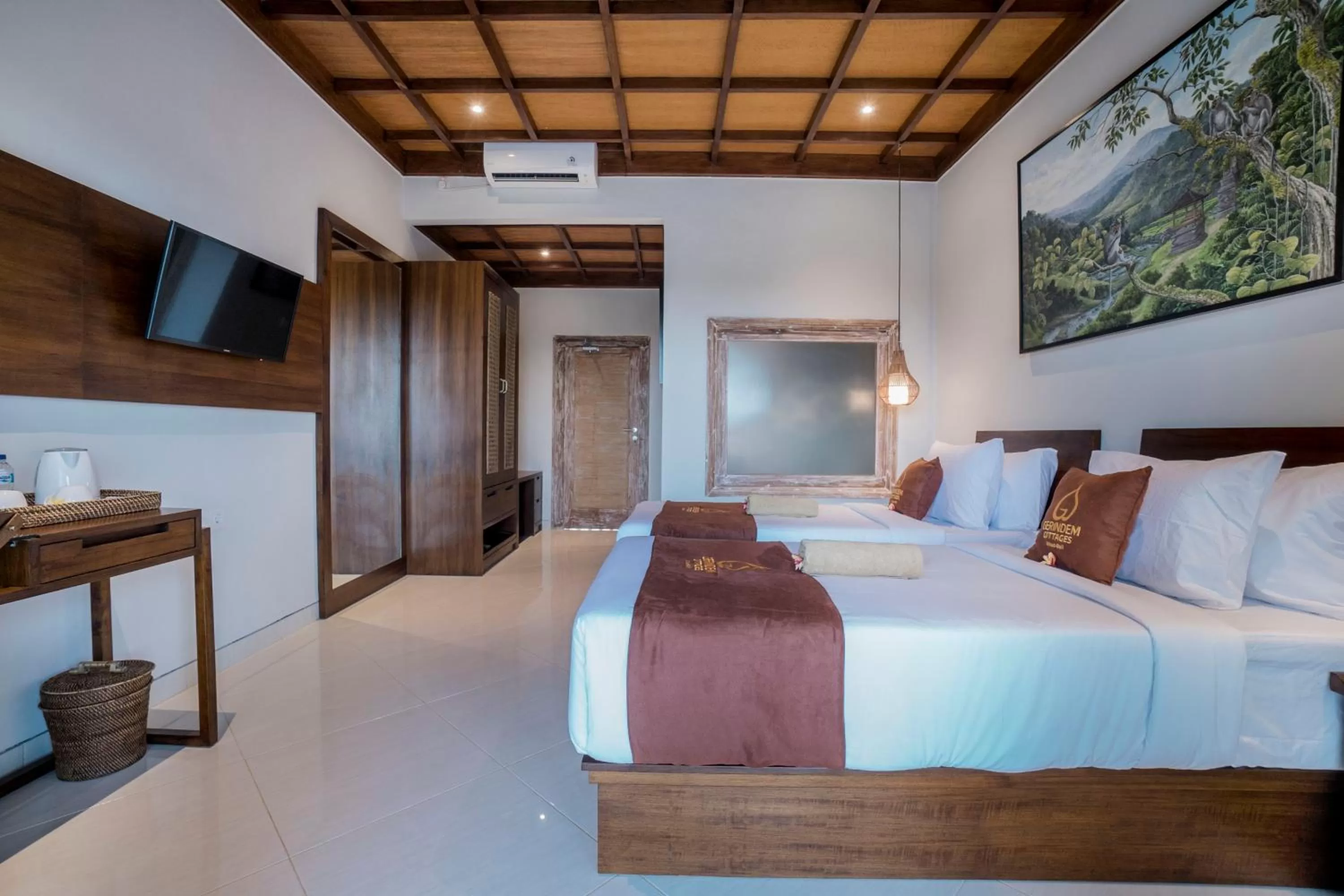 Bed in Gerindem Cottages