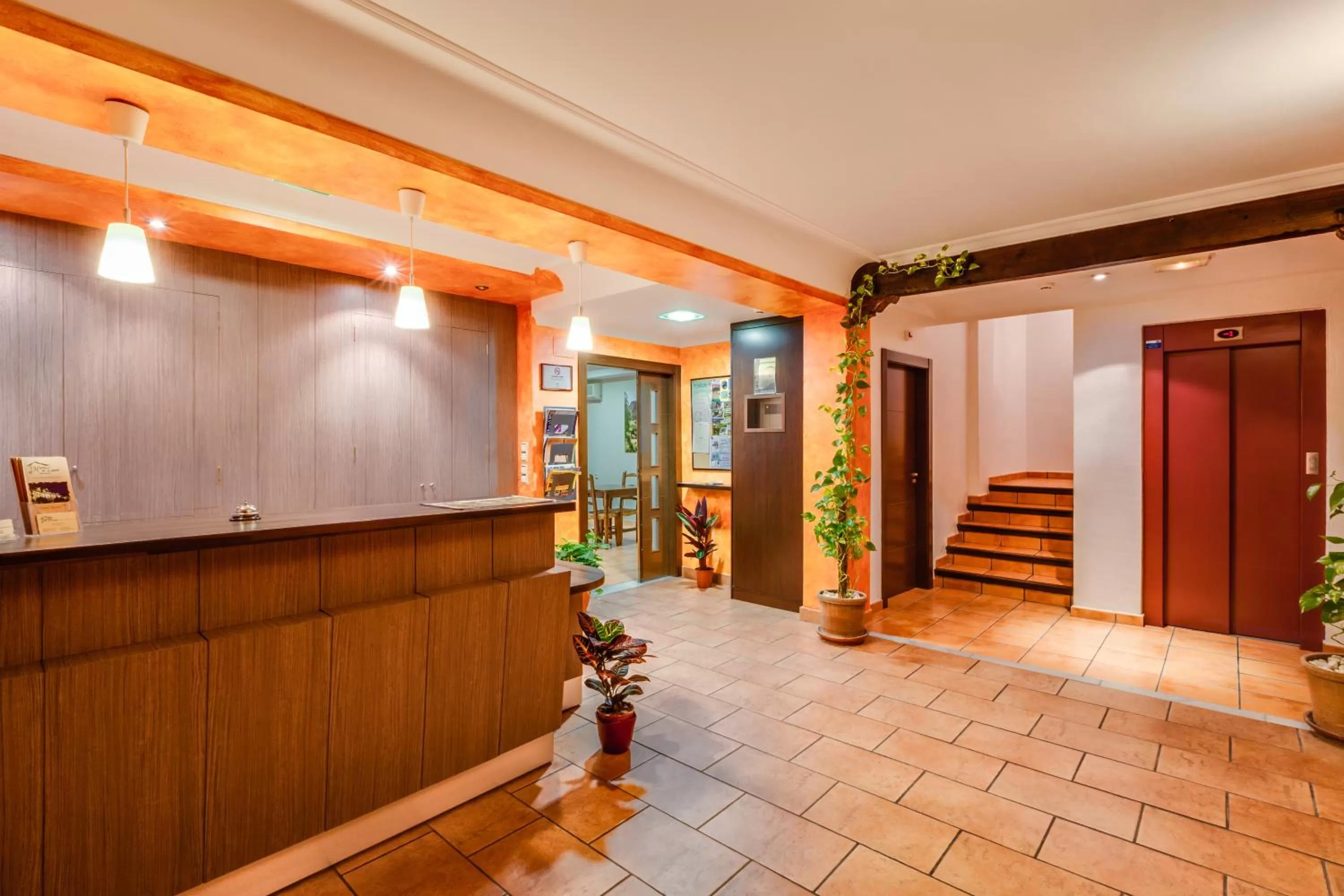 Lobby or reception in Hotel Rural Huerta del Laurel