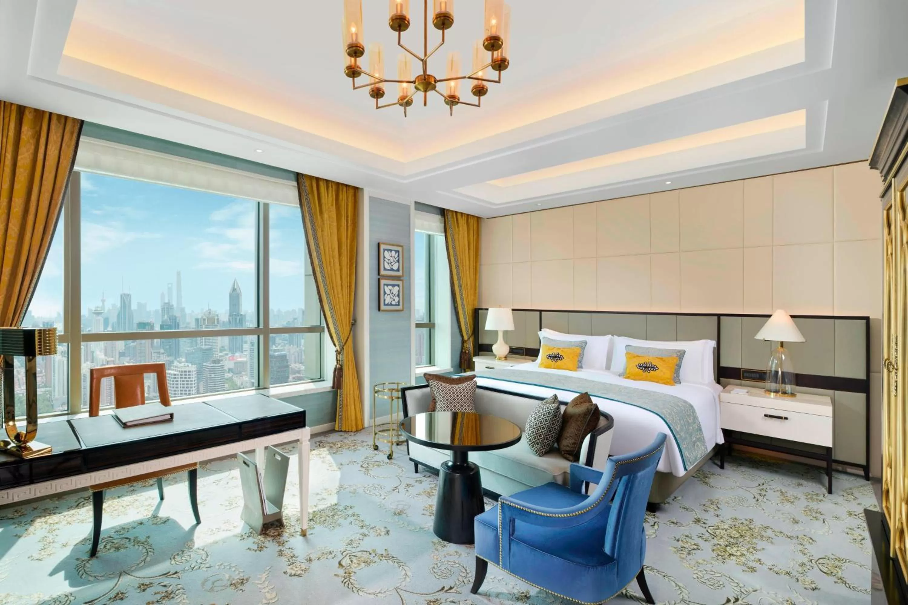 Photo of the whole room, Bed in The St Regis Shanghai Jingan - Where Downtown Luxury Meets Legendary Old Shanghai Jazz