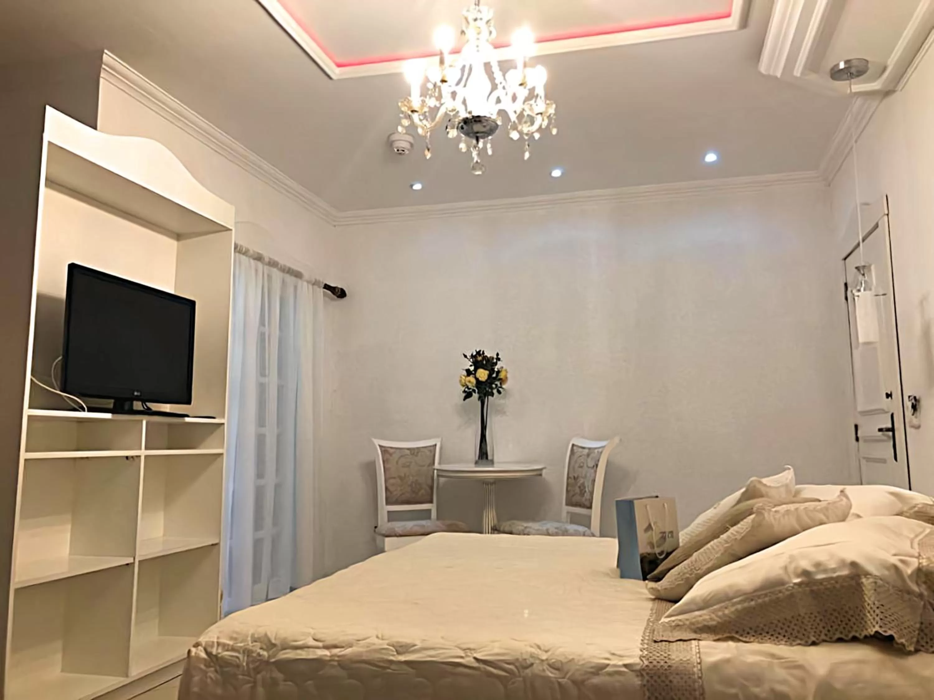 Bed in Pousada dos Anjos