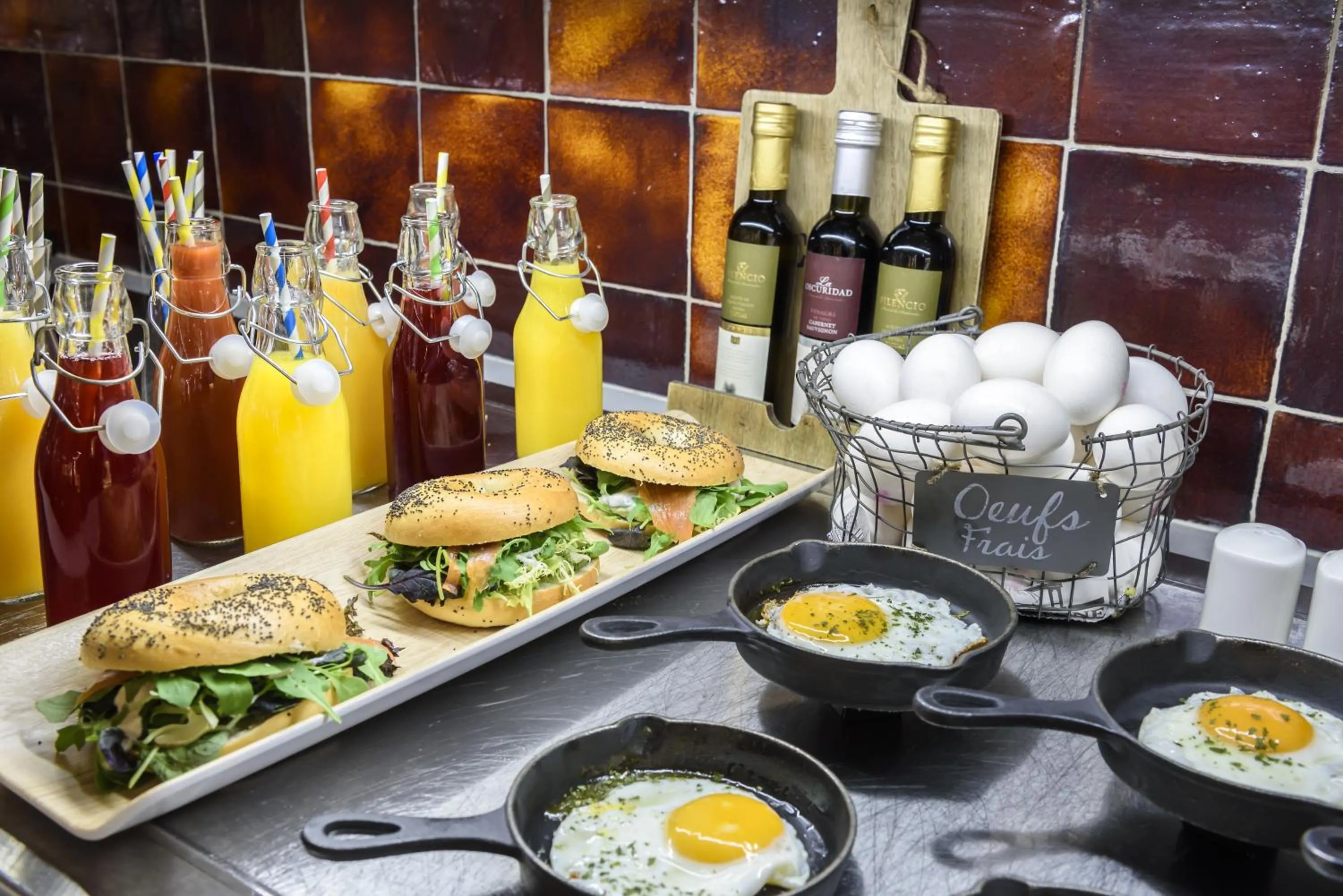 Food close-up in Boutique Hotel H10 Villa de la Reina