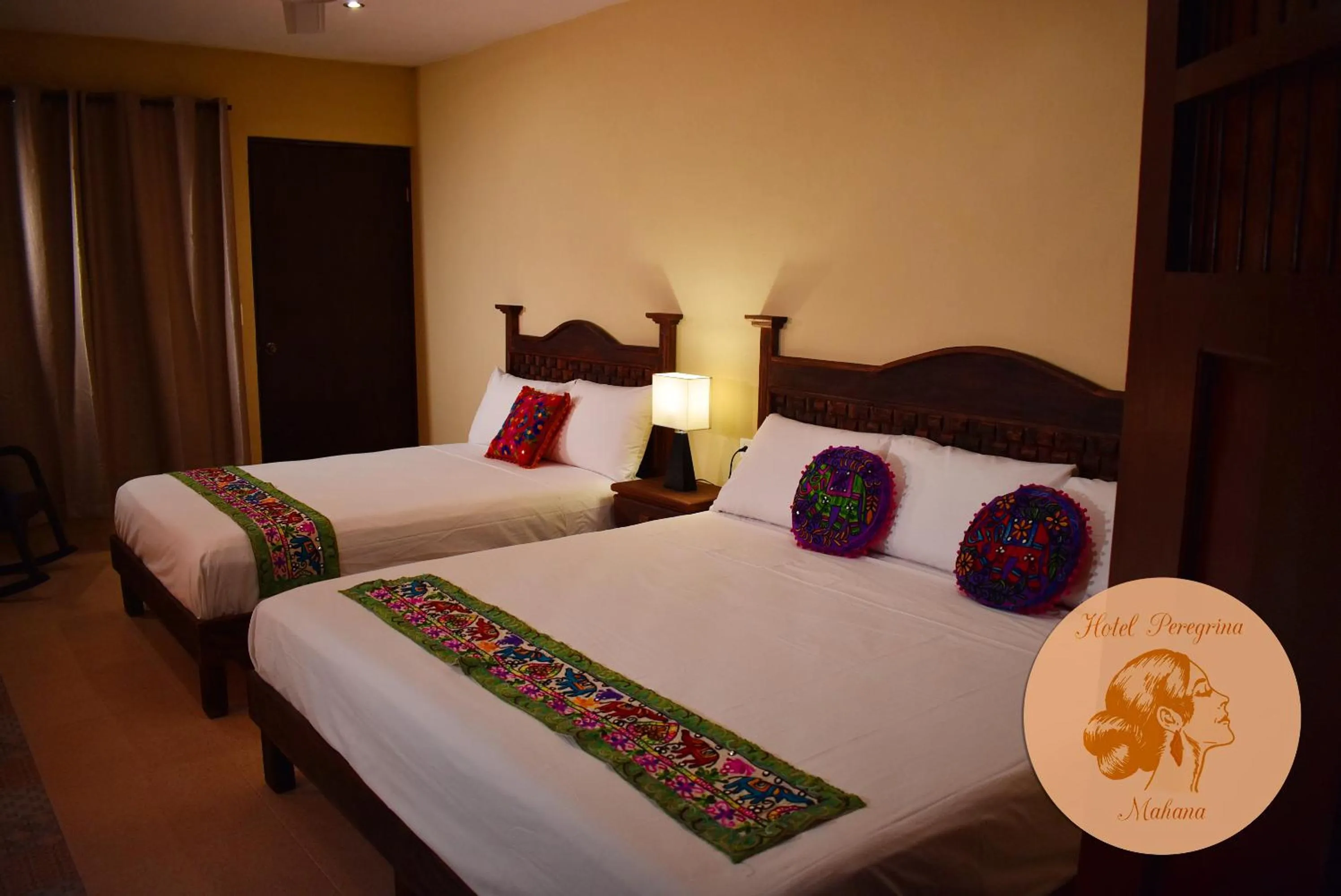 Bed in Hotel Peregrina