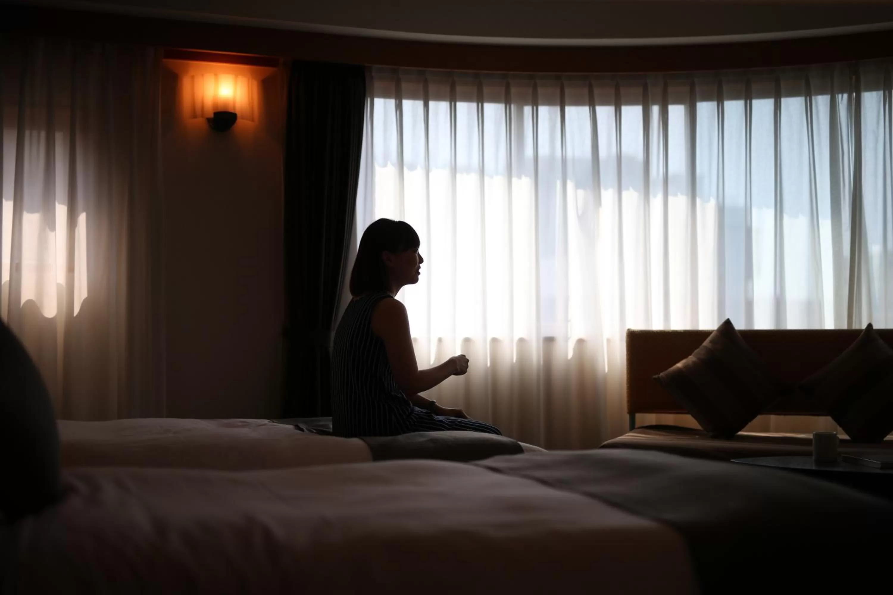 Photo of the whole room, Bed in Okayama Koraku Hotel