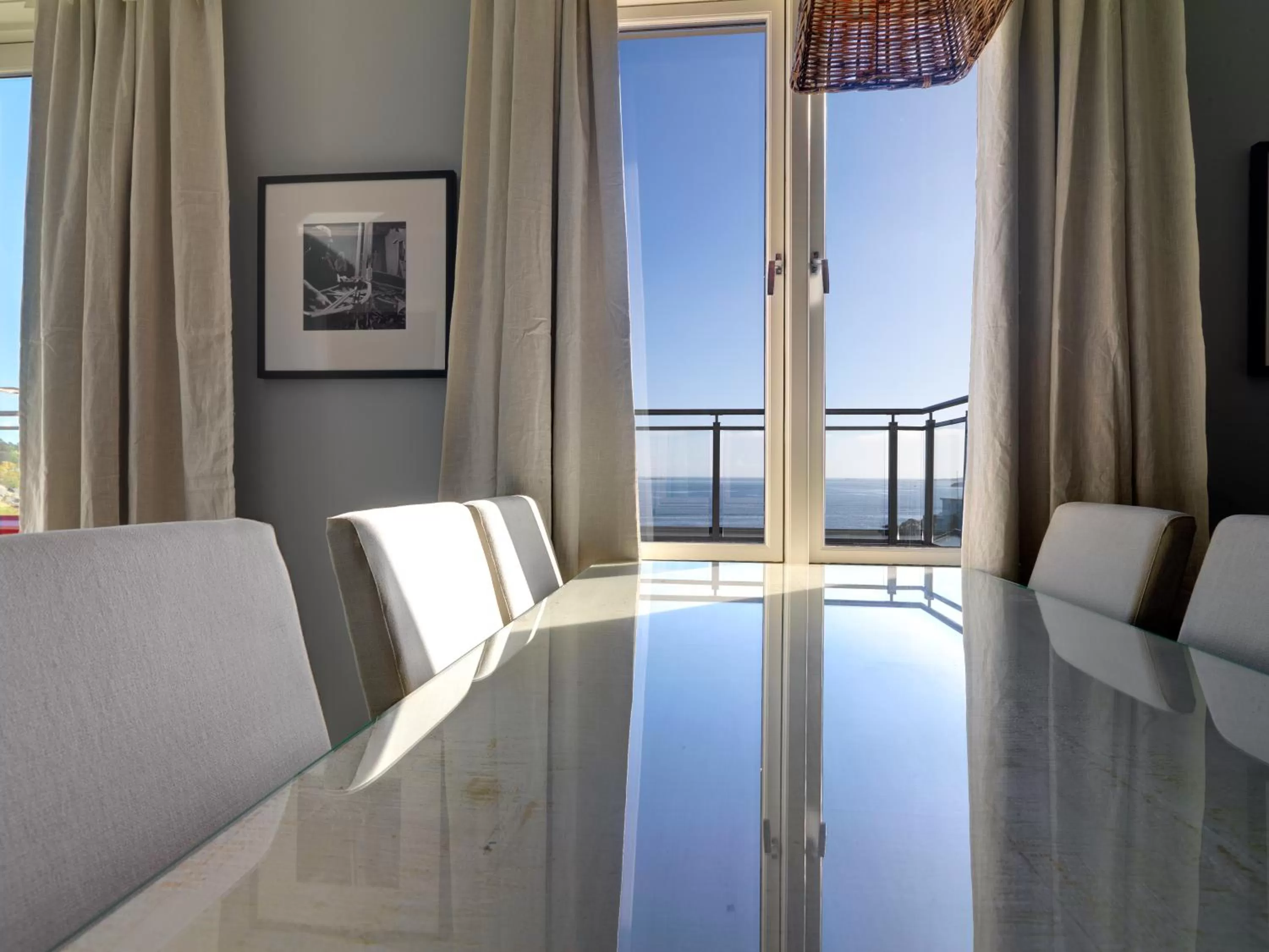 Balcony/Terrace in Strand Hotel Fevik - by Classic Norway Hotels