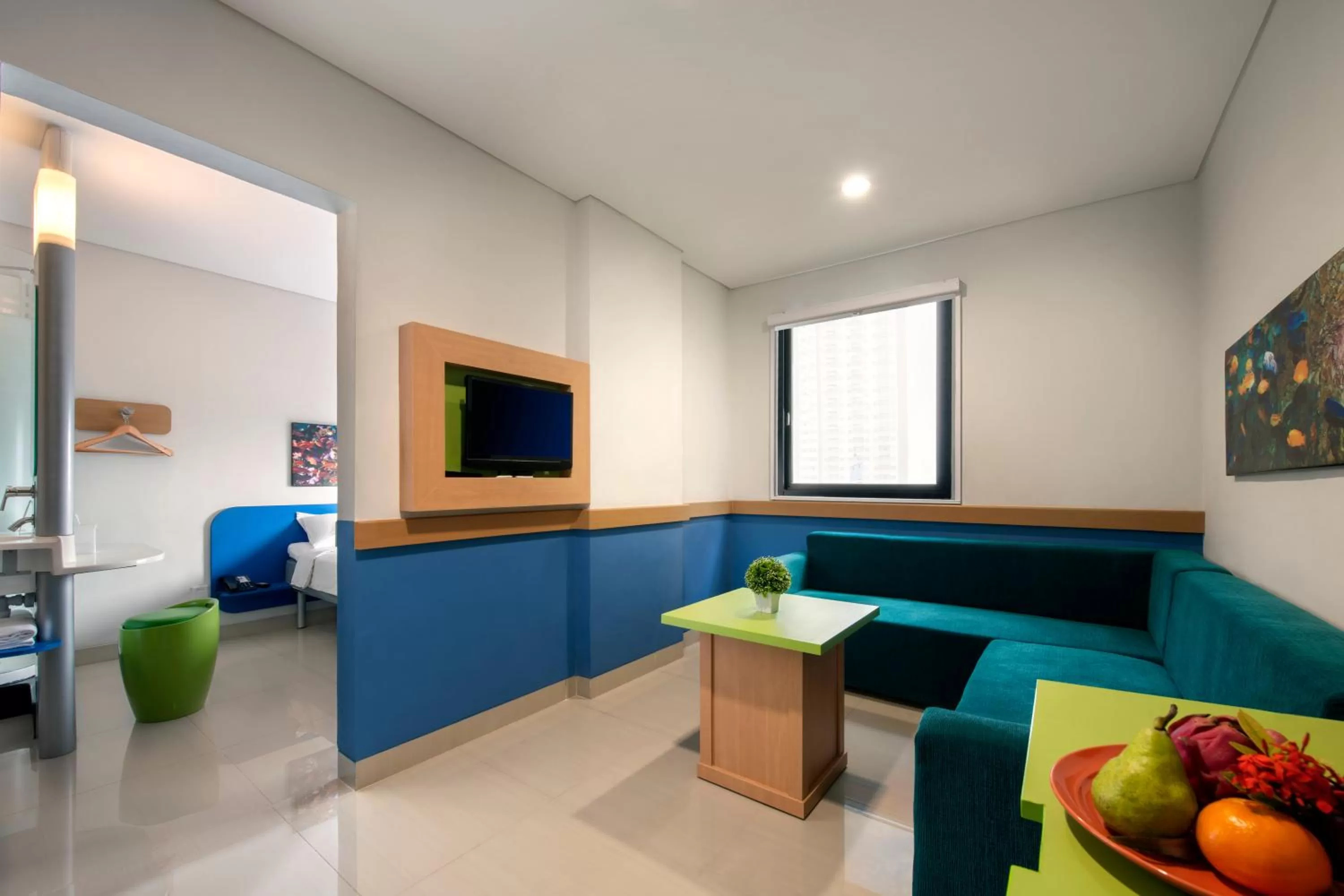 Living room in Ibis Budget Jakarta Daan Mogot