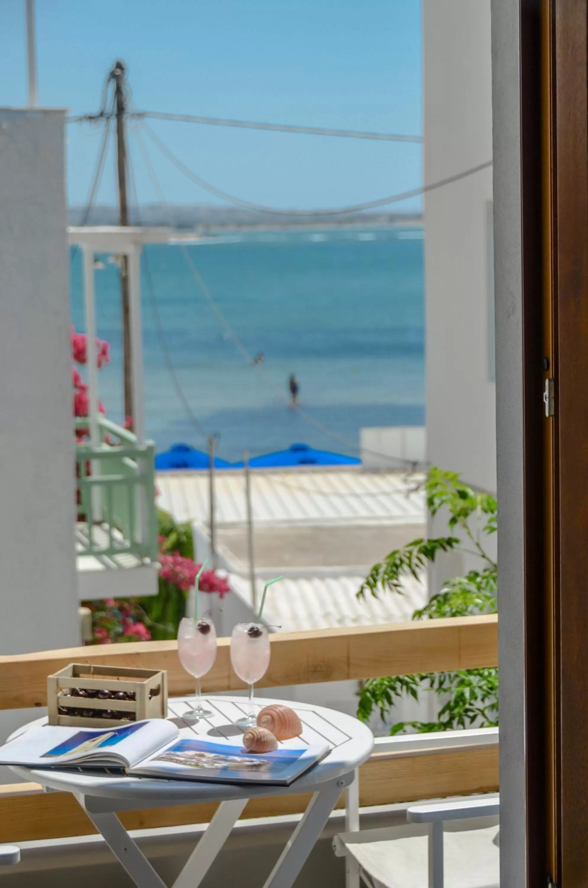 Balcony/Terrace in Panormos Hotel and Studios