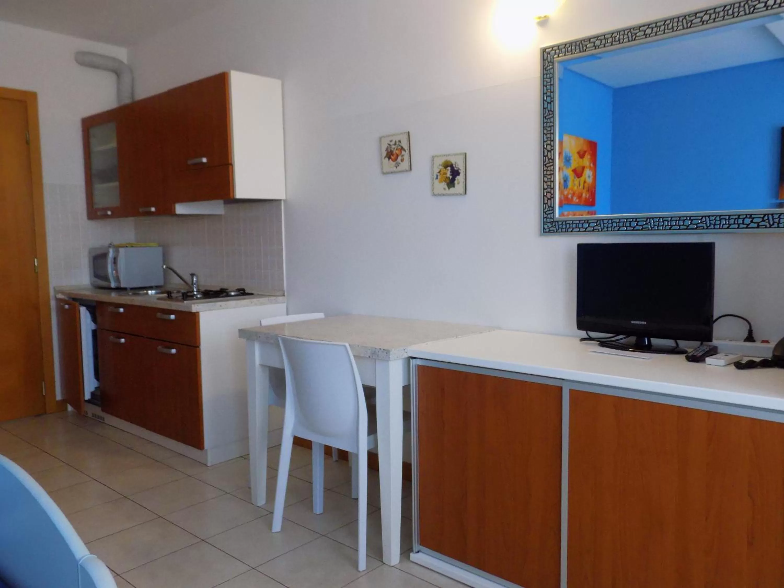 Kitchen or kitchenette in Hotel Residence Sole