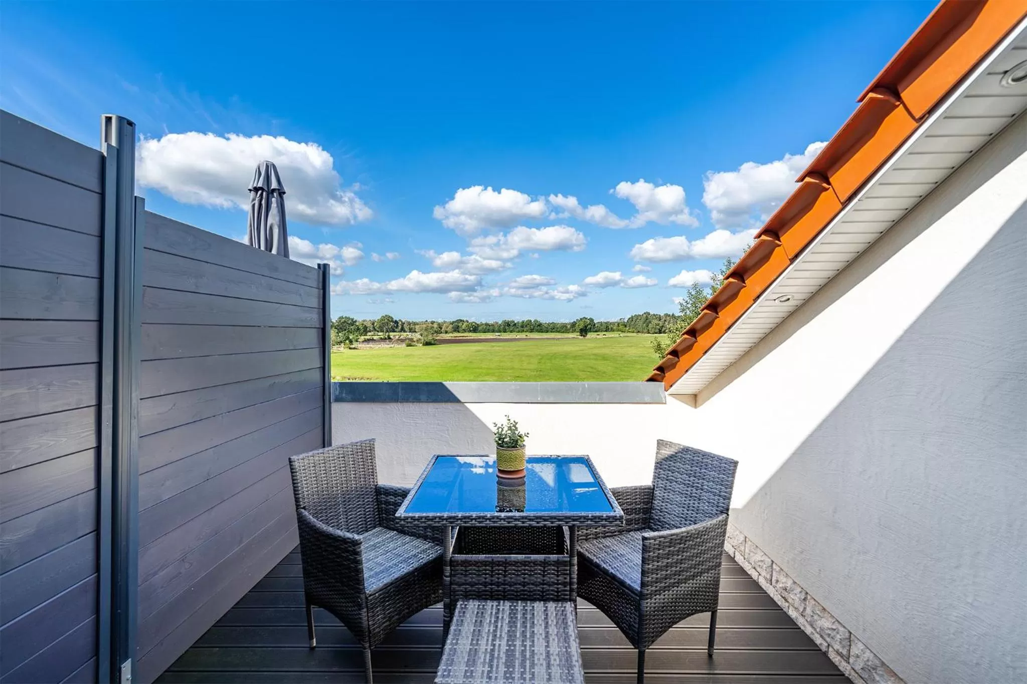 Day, Balcony/Terrace in Villa Moorstern