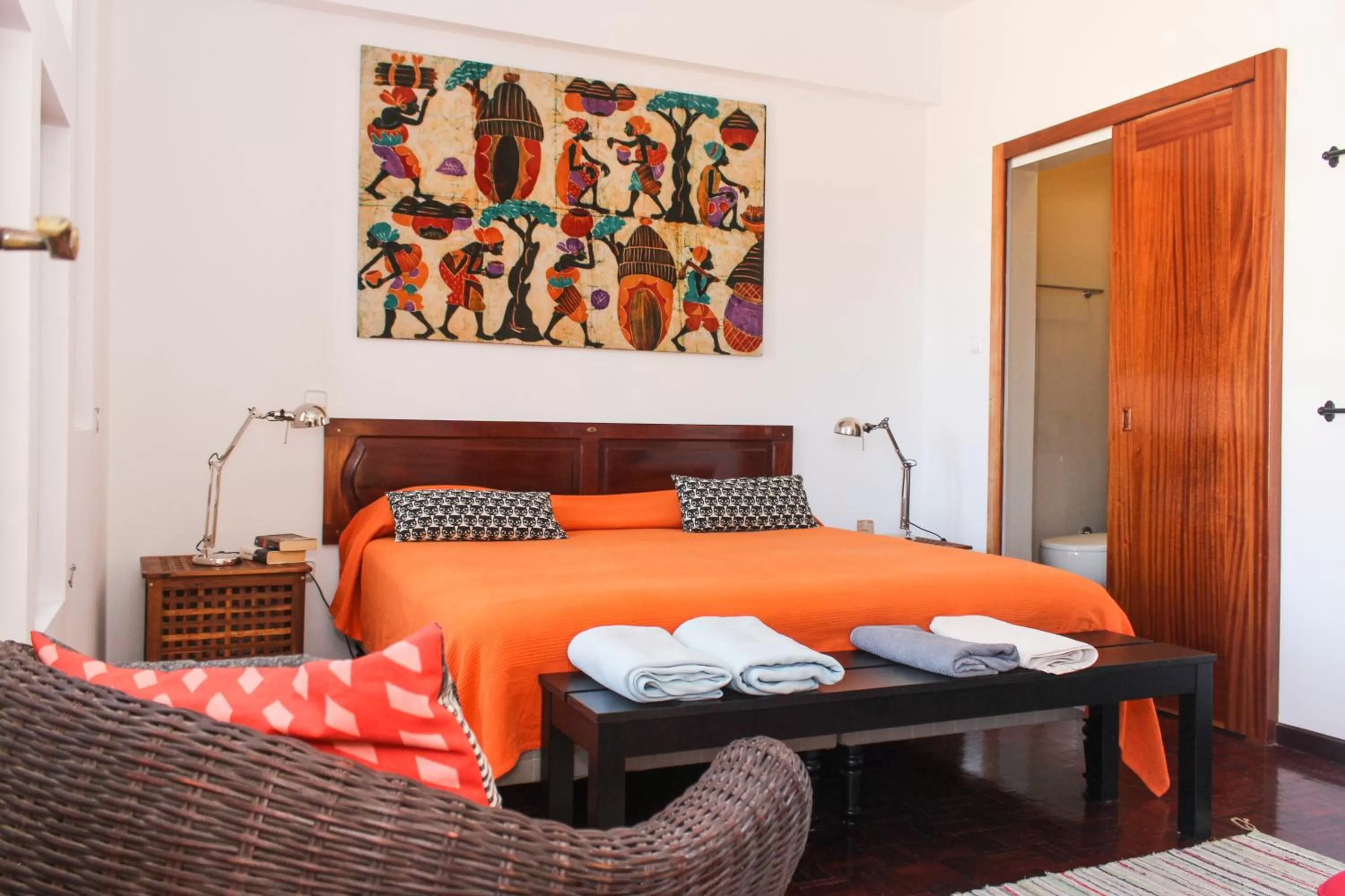 Decorative detail, Bed in Vila Mira Mar