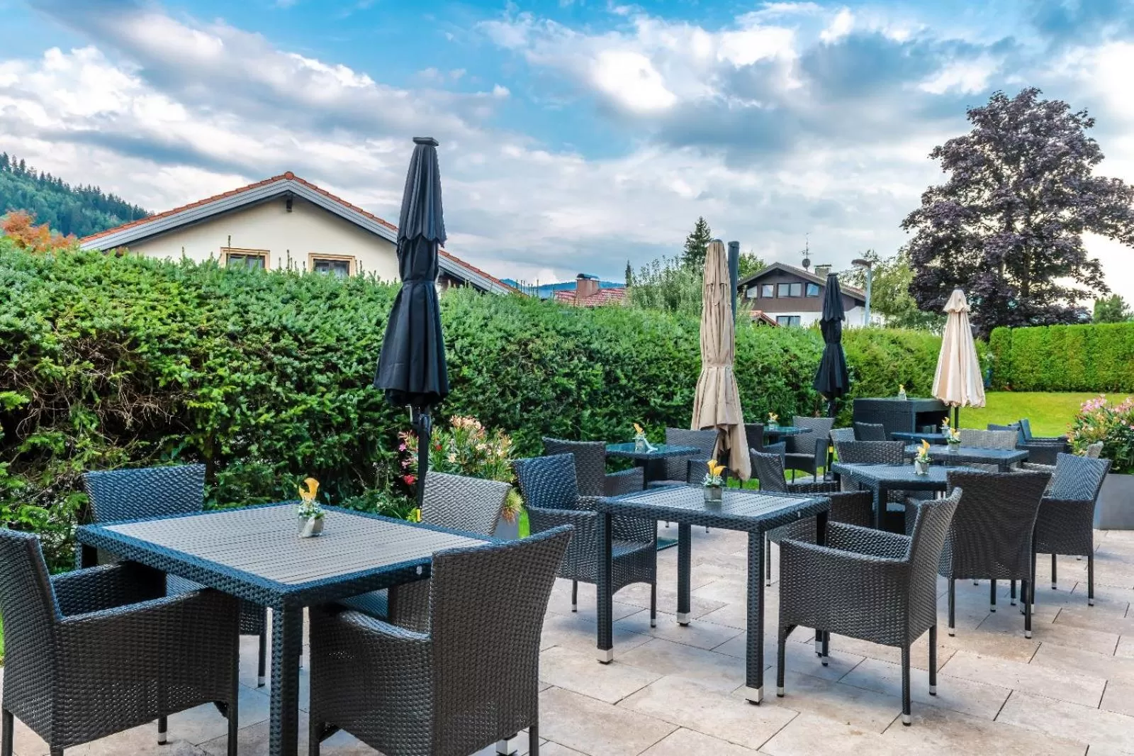 Patio in Hotel Neudeck