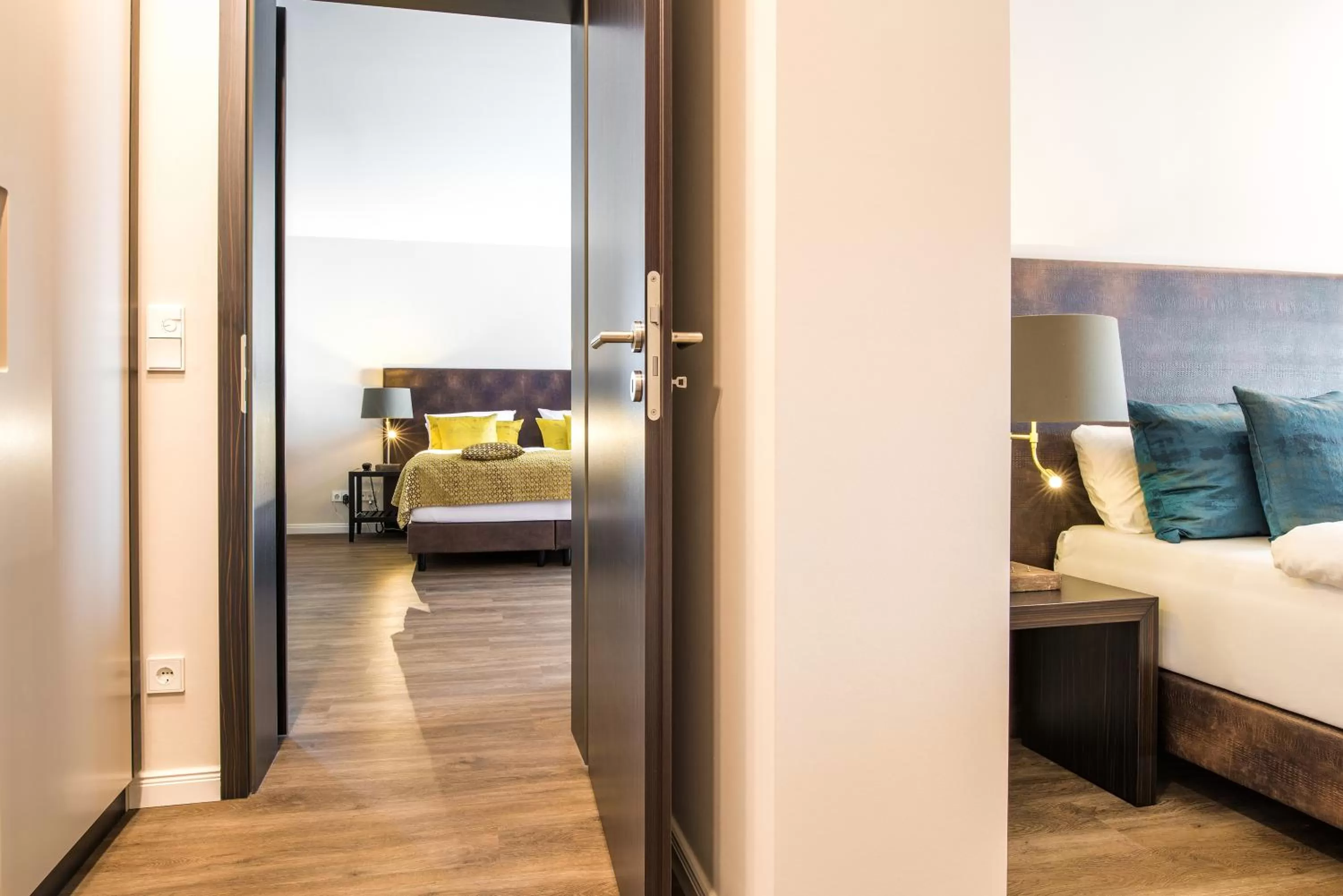 Decorative detail, Bed in Strandhotel Luv