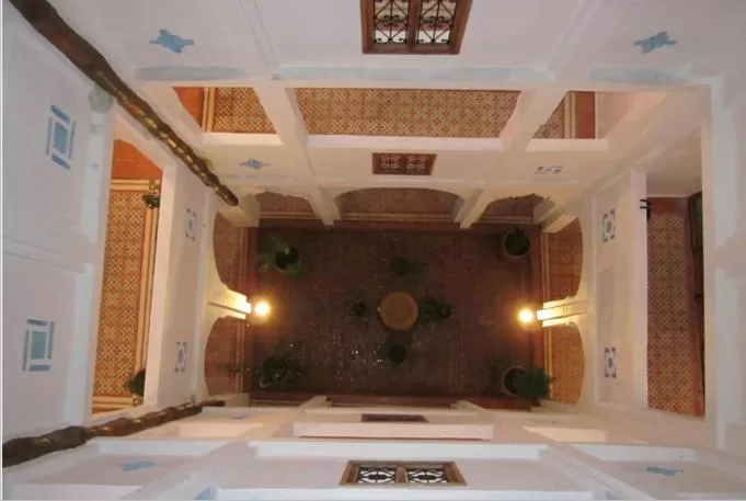 Decorative detail in Hôtel Ras El Maa