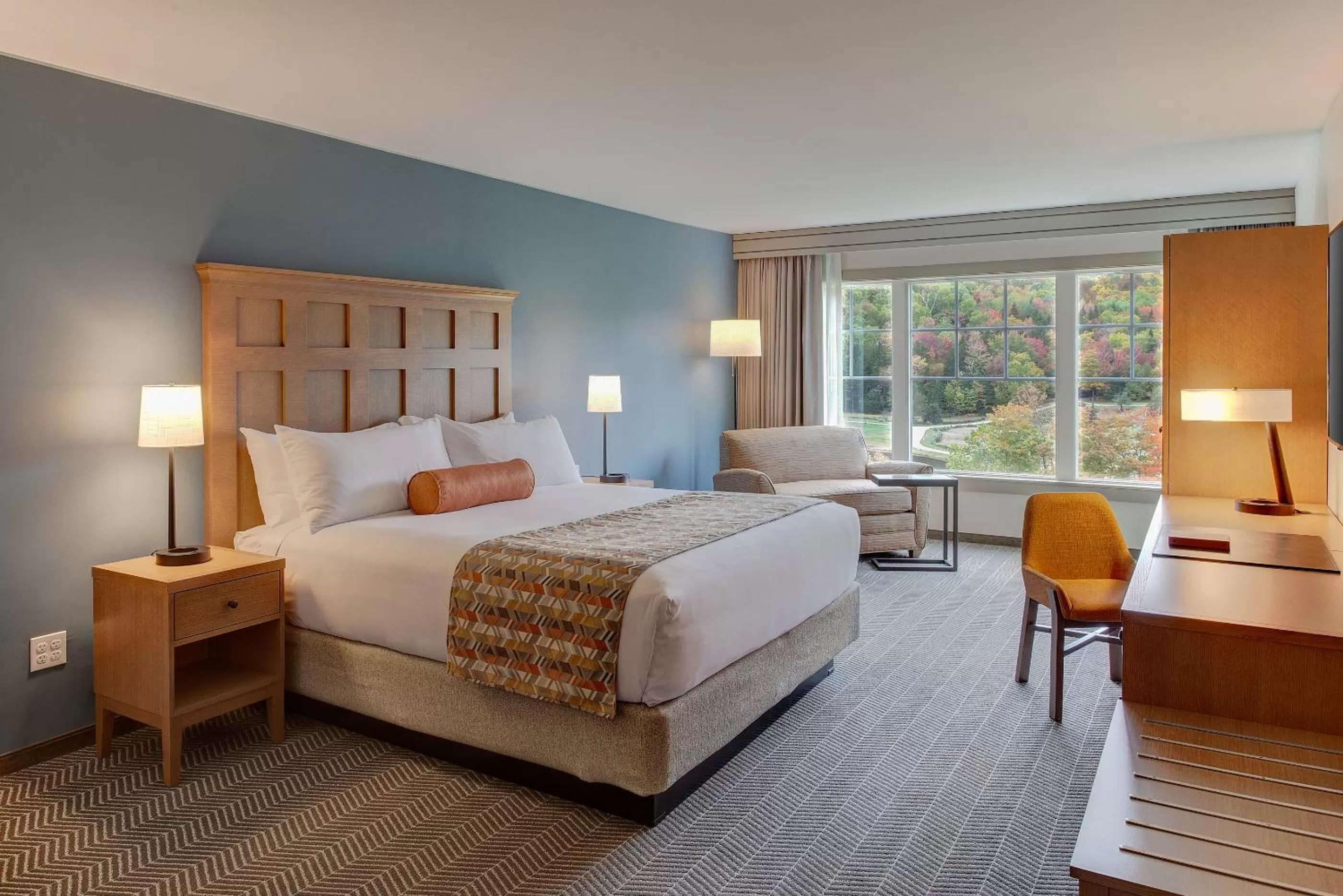 Bed in The Glen House