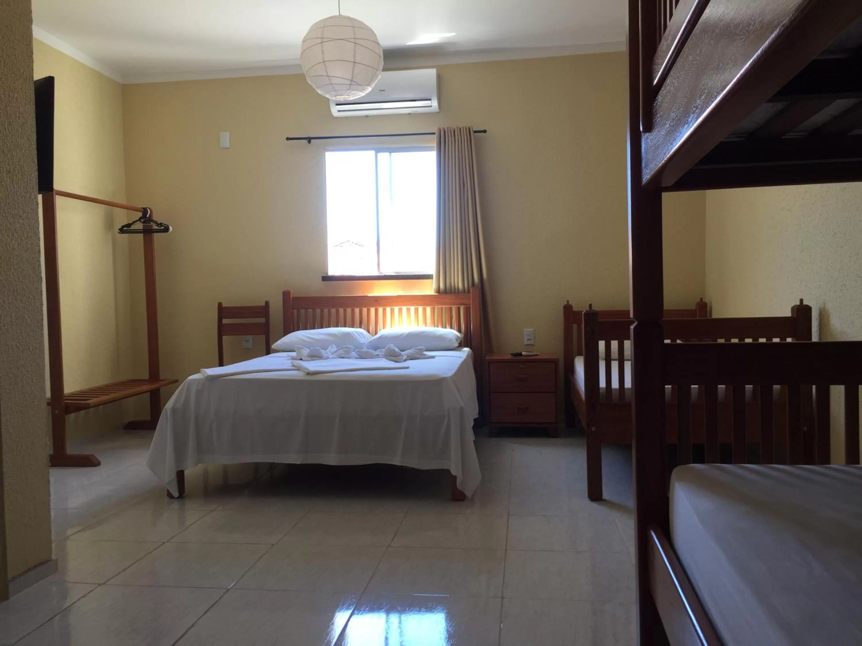 Bed in Refúgio Pousada Fortaleza