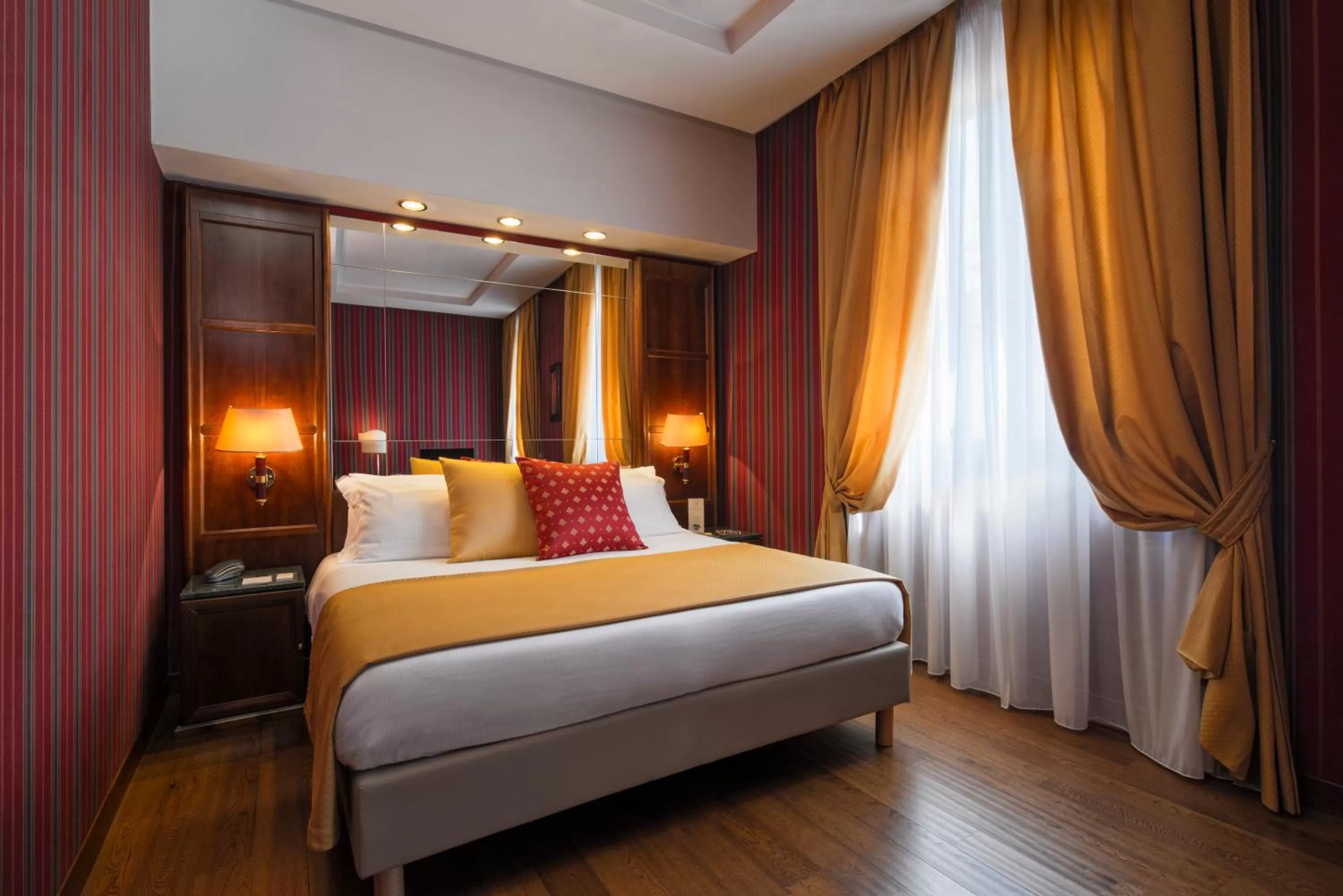 Bed in Atlante Garden Hotel