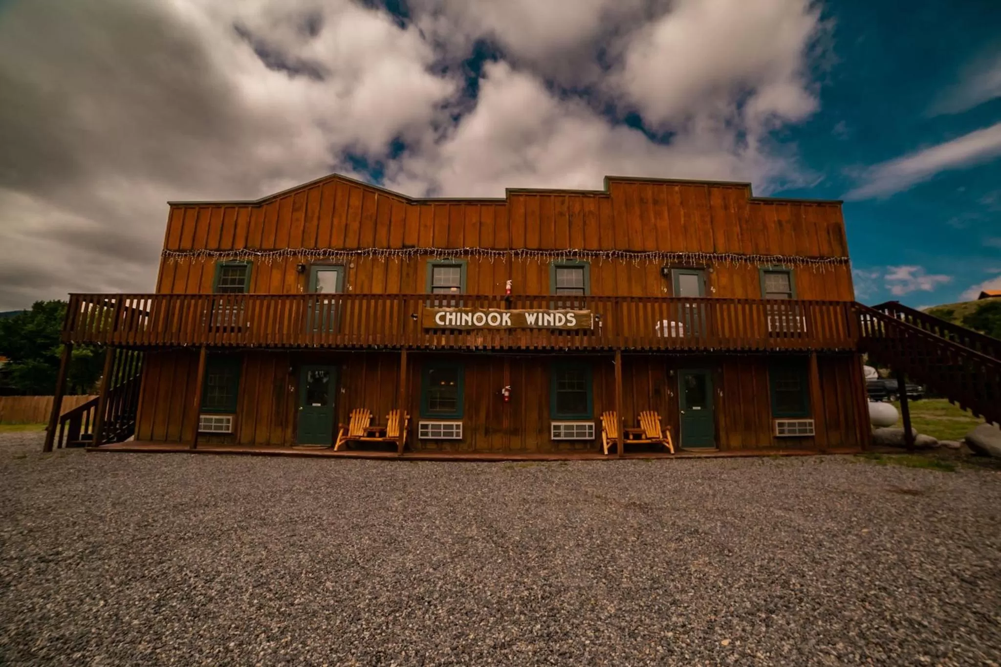 Property building in Chinook Winds Lodge