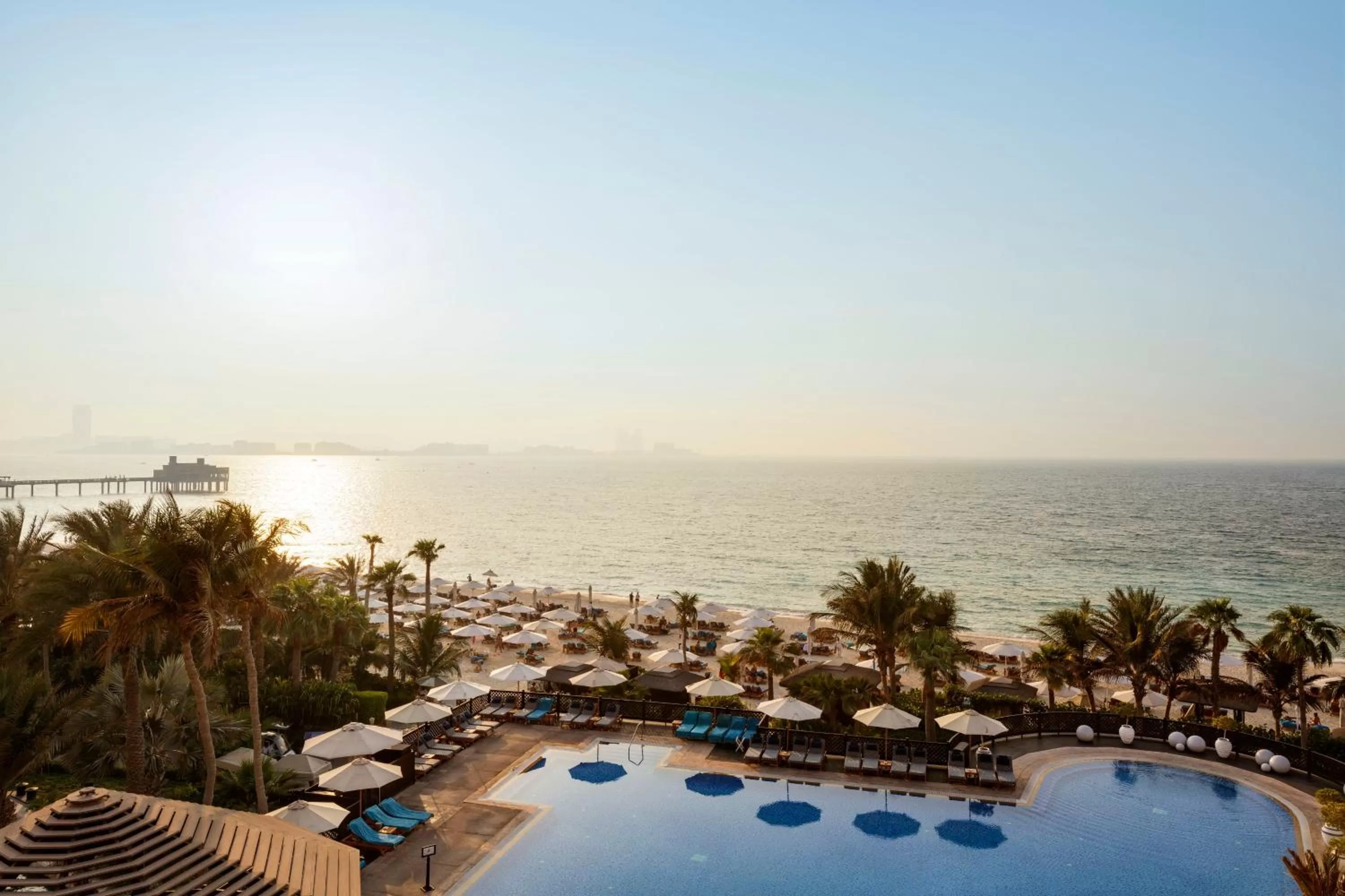 Pool view in Jumeirah Mina Al Salam Dubai