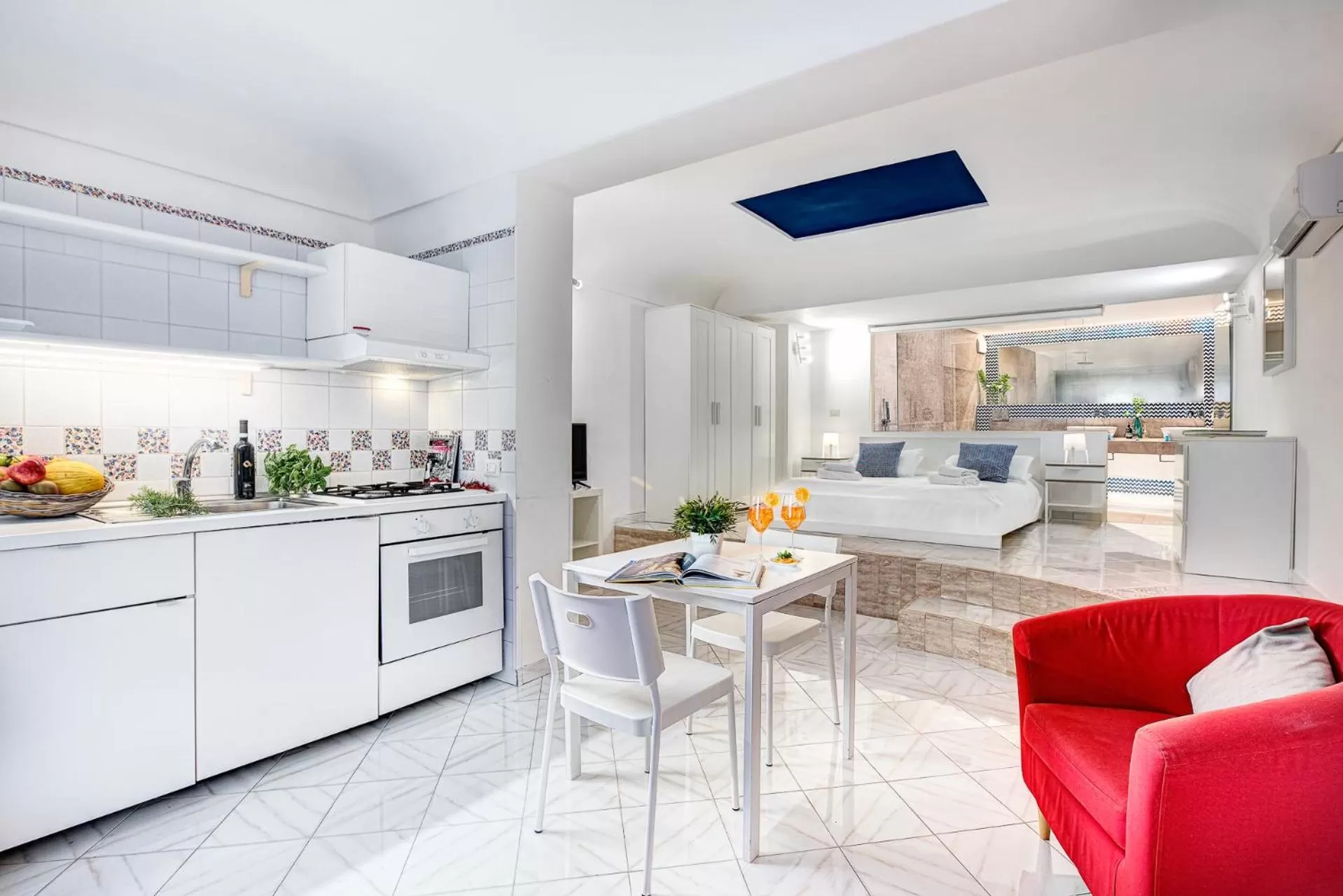 Kitchen or kitchenette in Gocce Di Capri Resort