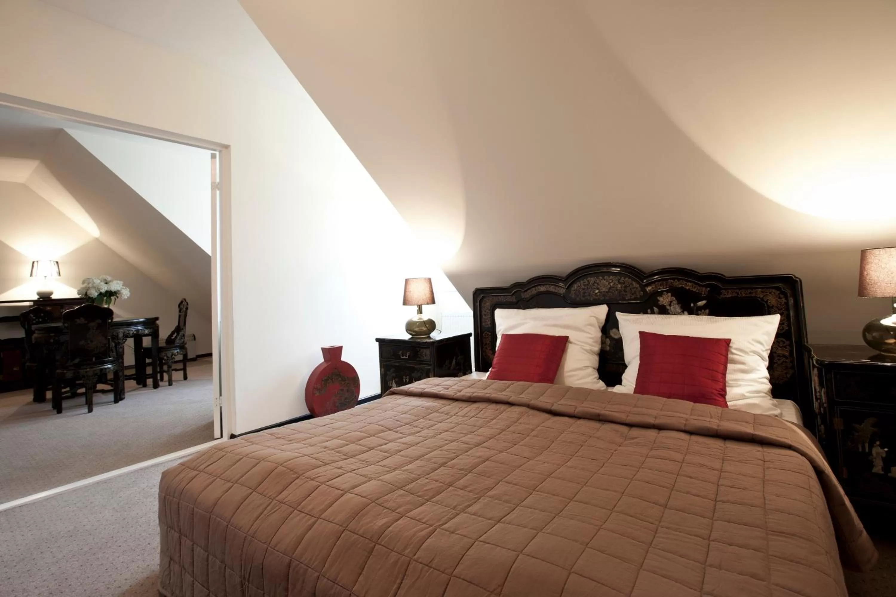 Bed in Hotel Zhong Hua