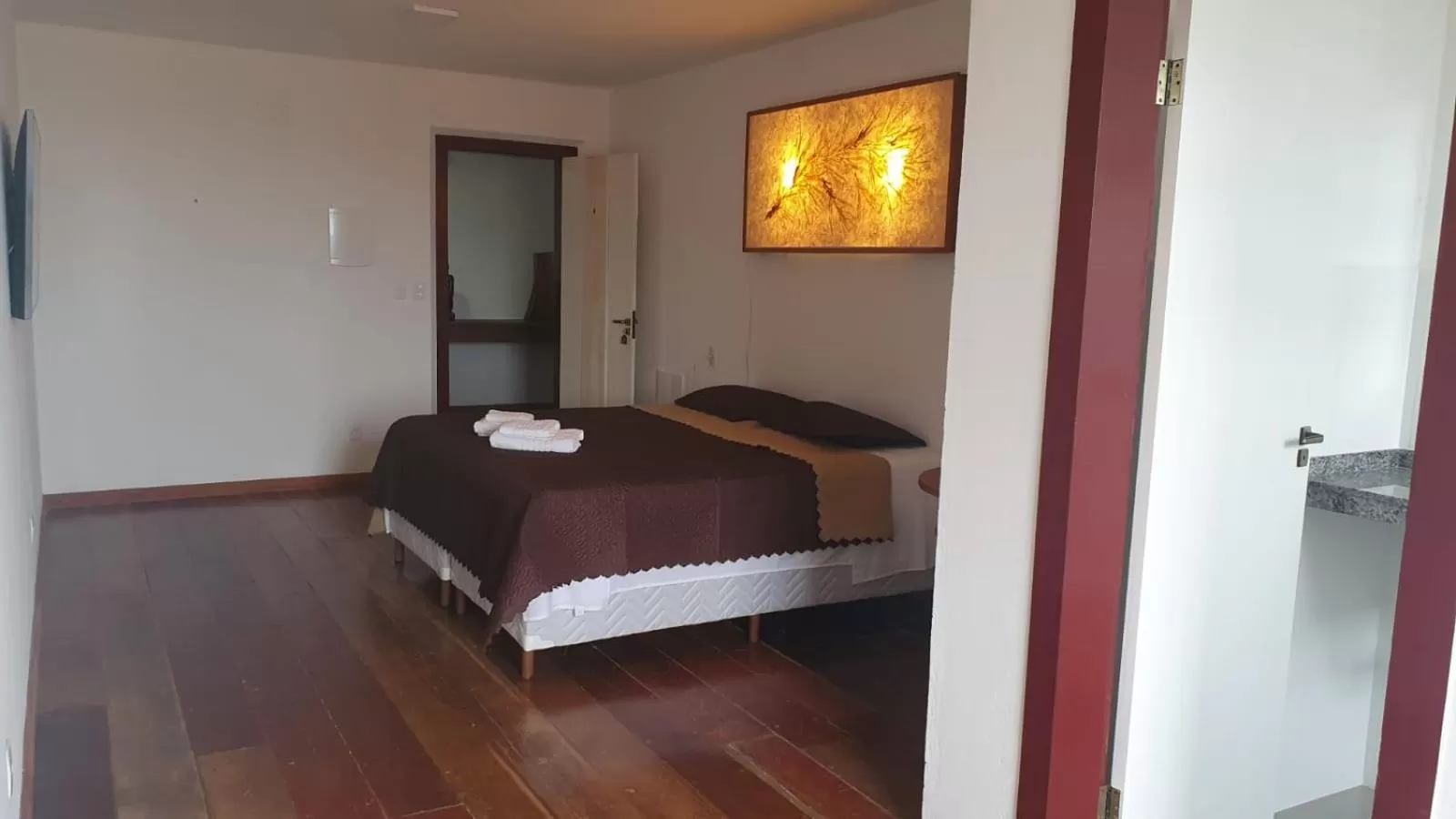 Bed in Mirante Mineiro Pousada