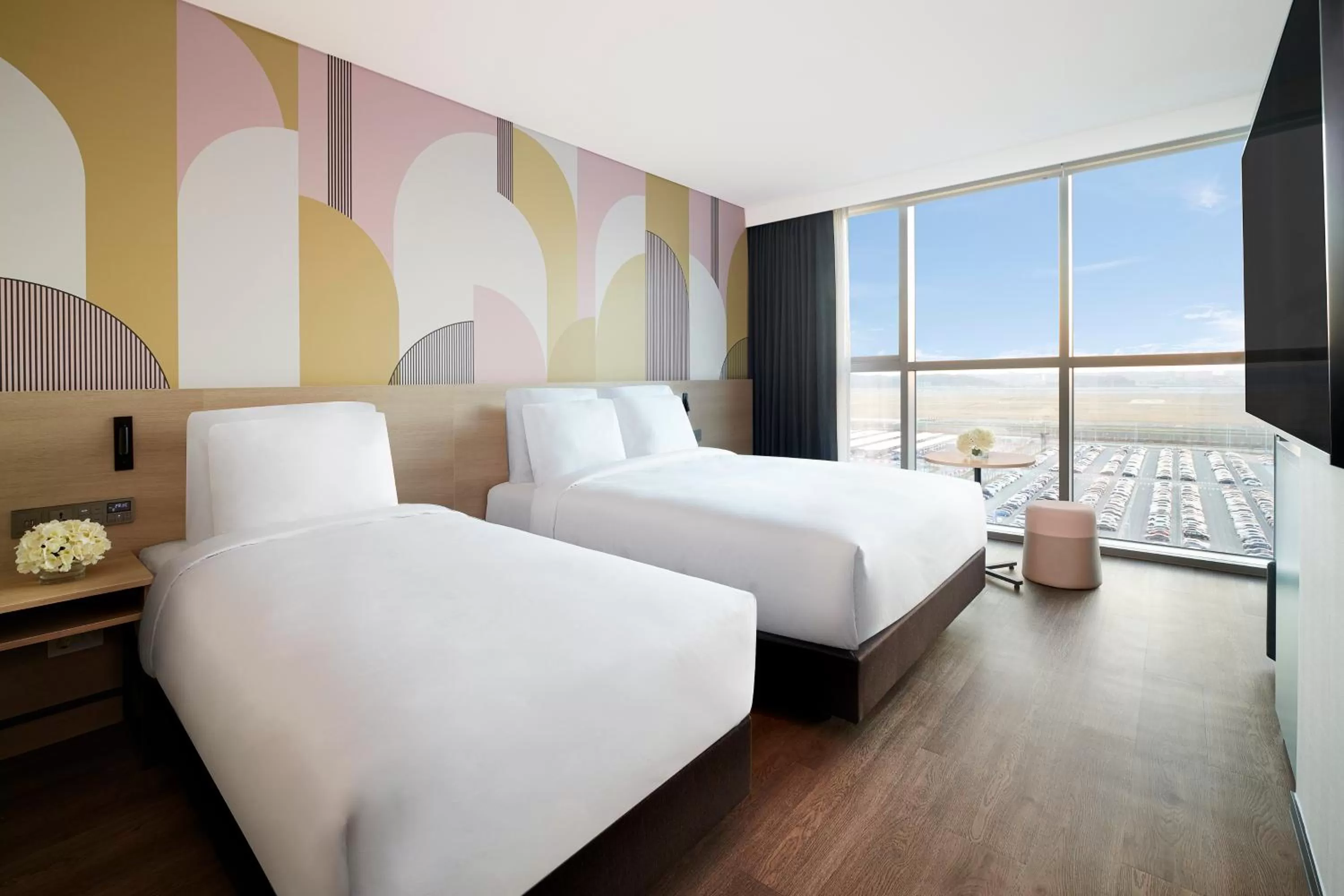 Bed in ibis Styles Ambassador Incheon Airport T2