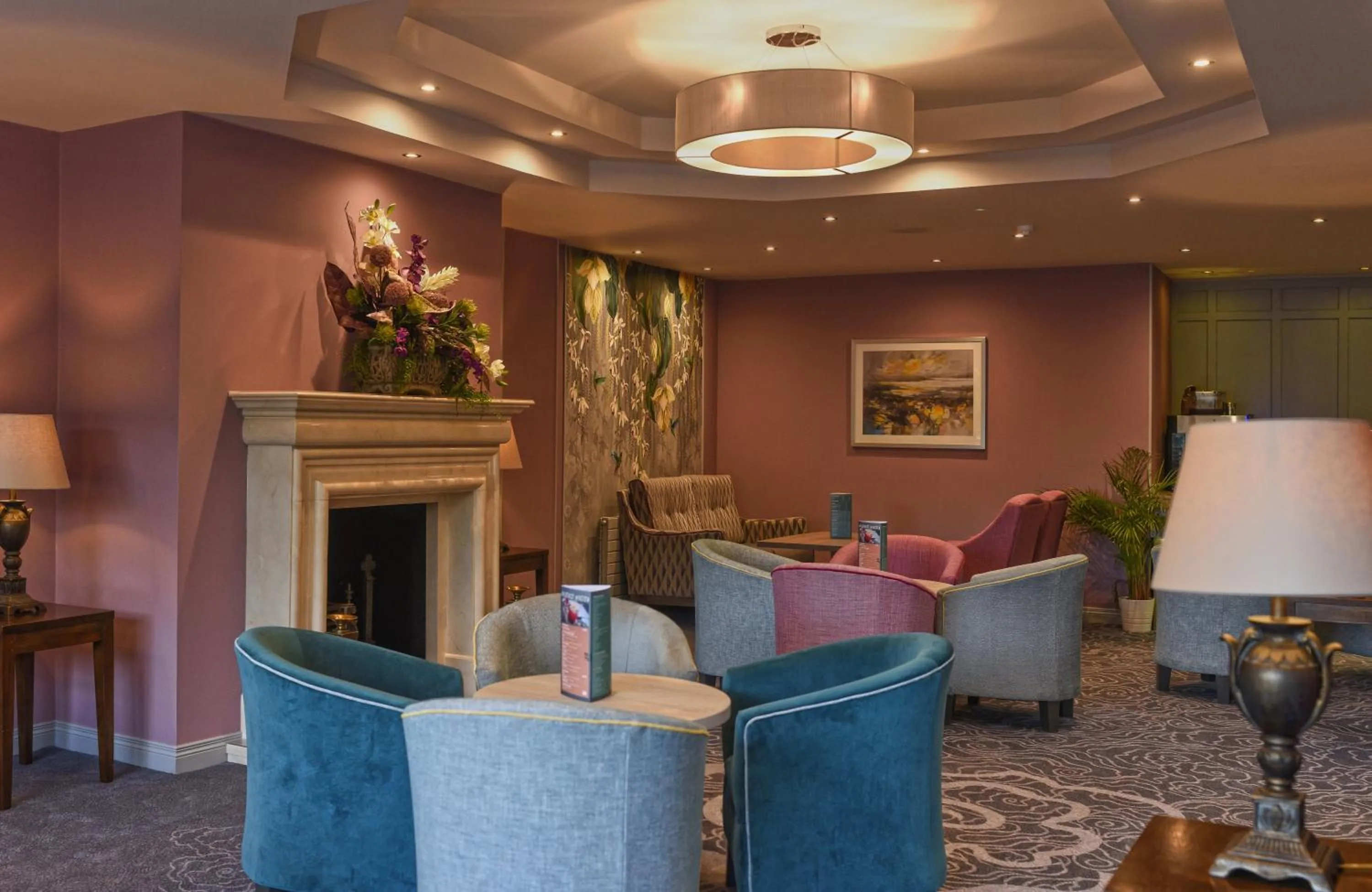 Lobby or reception in The Lodge Hotel