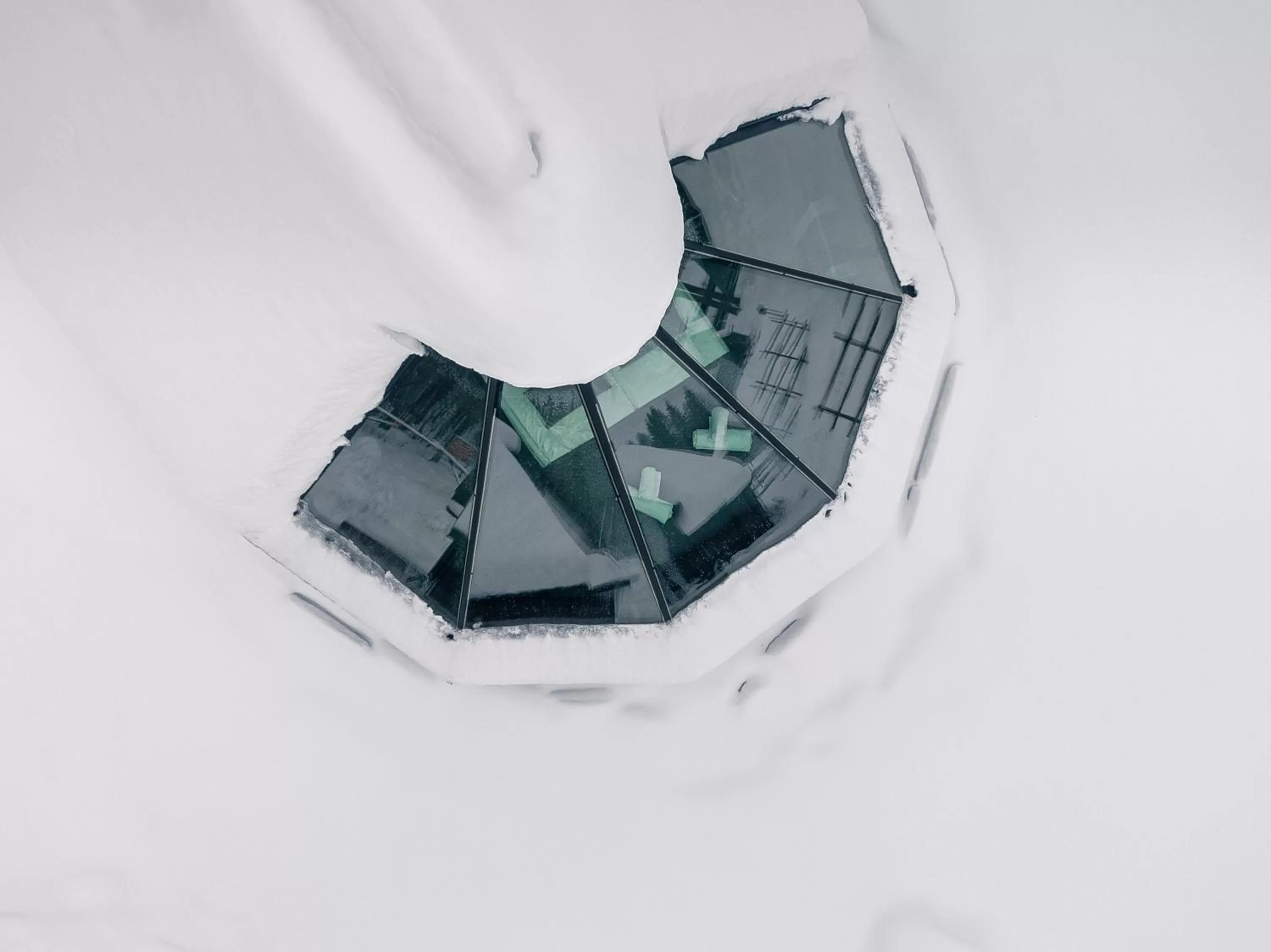 Bird's eye view in Apukka Resort